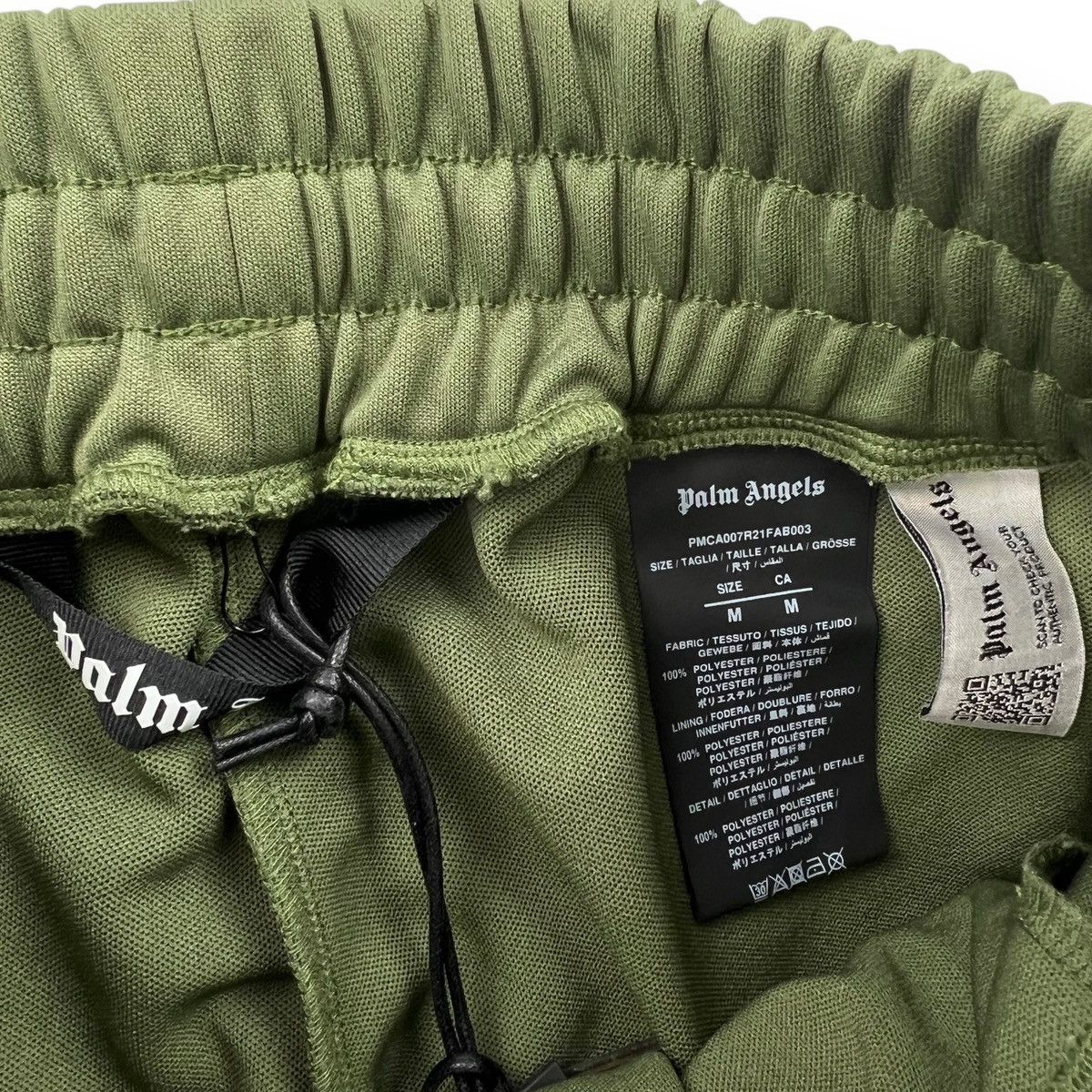 Palm Angels Palm Angels Khaki & Purple Track Pants Size US 32 / EU 48 - 3 Thumbnail
