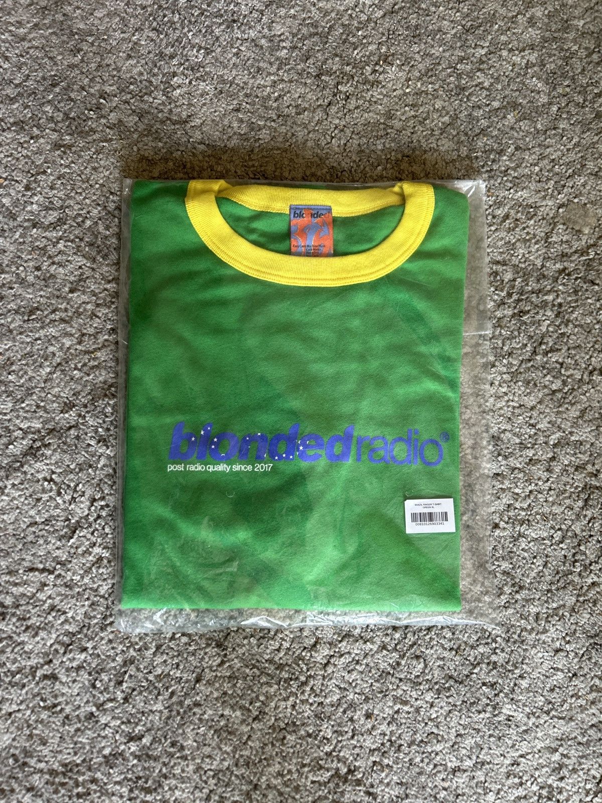 Frank Ocean brazil リンガーT Frank Ocean Blonded Radio Brazil Ringer Logo T Shirt | Grailed