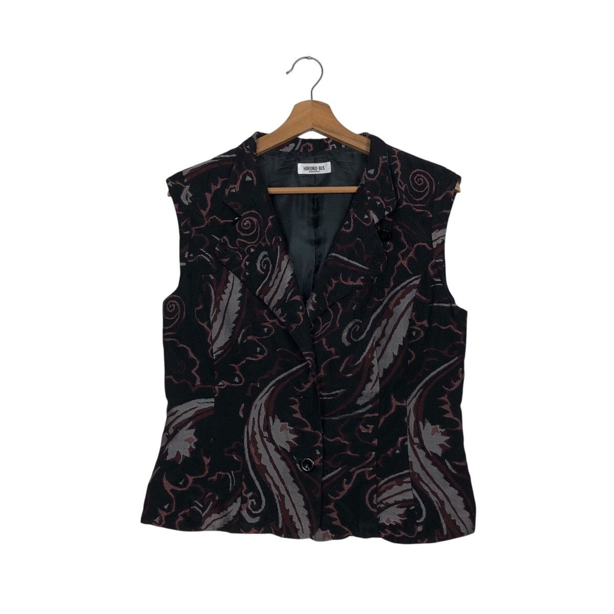 Hiroko Koshino Homme 📌Vintage Vest Jacket Batik Design Hiroko Bis Issey Miyake Size US M / EU 48-50 / 2 - 2 Thumbnail