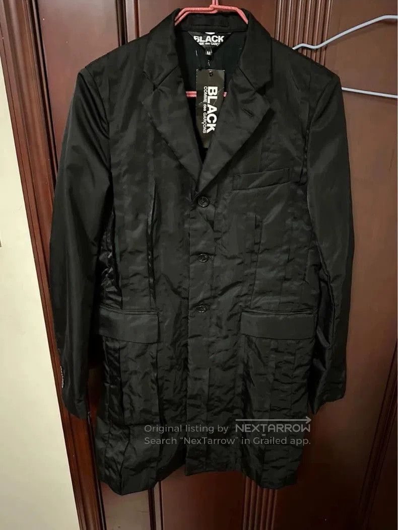 COMME des GARCONS Black Nylon Blazer.