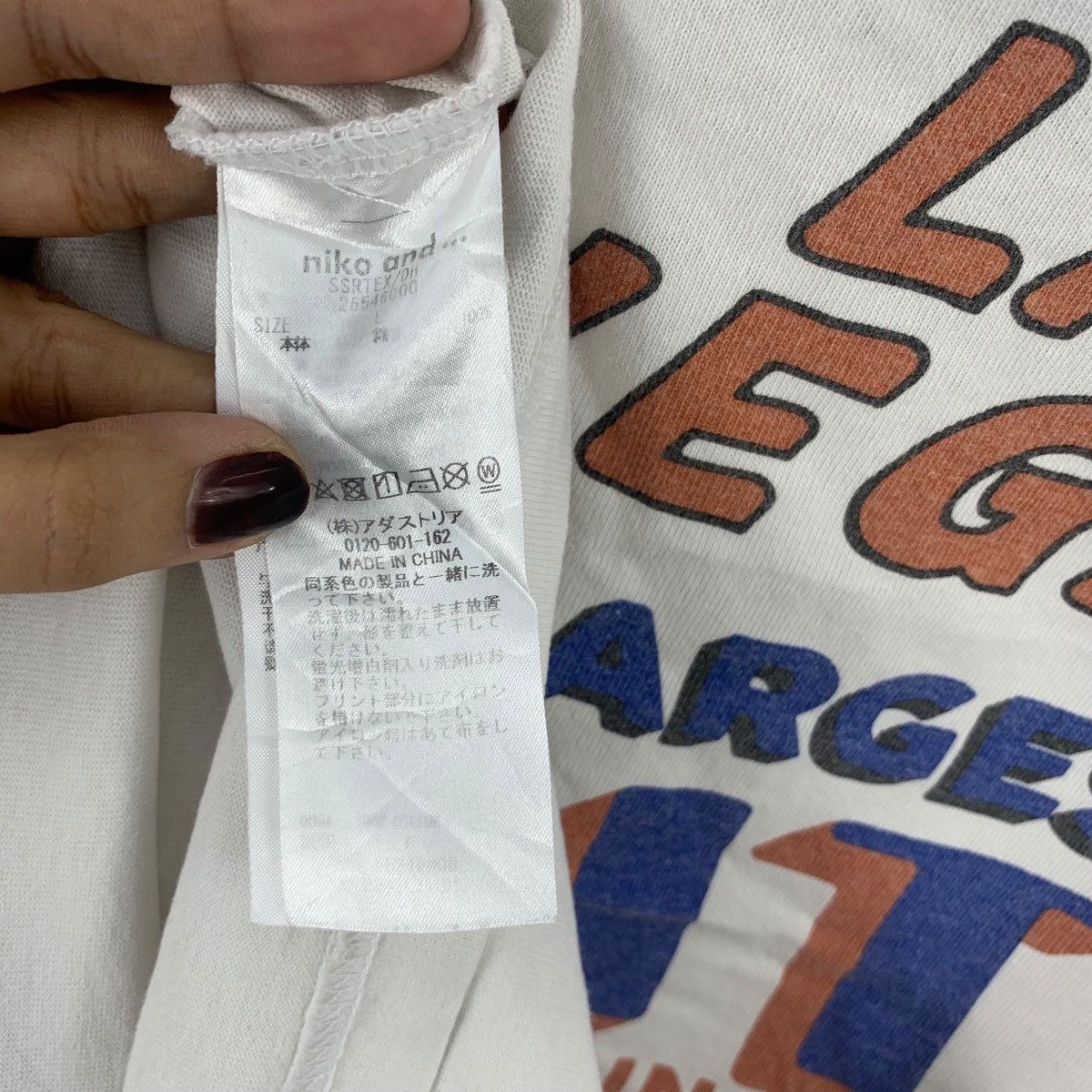 Other NIKO AND Las Vegas Nevada City Baggy Tee Shirt Top Mojave Size L / US 10 / IT 46 - 10 Thumbnail