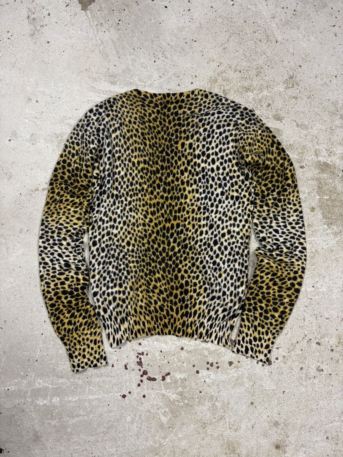 Dolce & Gabbana Vintage 2000s Dolce & Gabbana Leopard Print Cashmere Sweater Size S / US 4 / IT 40 - 2 Thumbnail