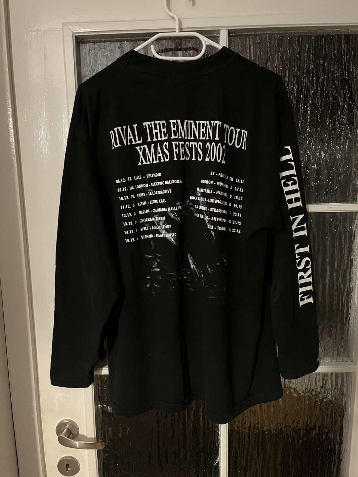 Band Tees × Vintage Immolation Unholy Cult First In Hell Tour 2002 Vintage LS Size US L / EU 52-54 / 3 - 2 Thumbnail