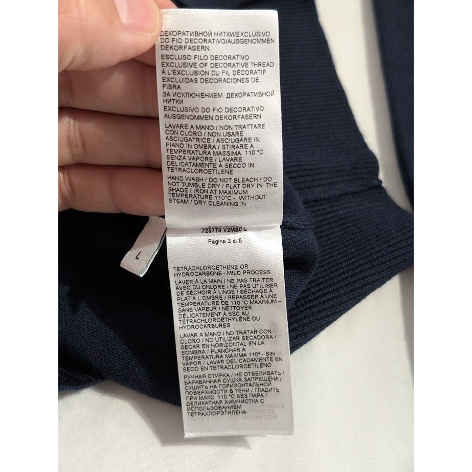 Bottega Veneta o1rshd1 Wool Turtleneck in Blue Size US L / EU 52-54 / 3 - 16 Thumbnail