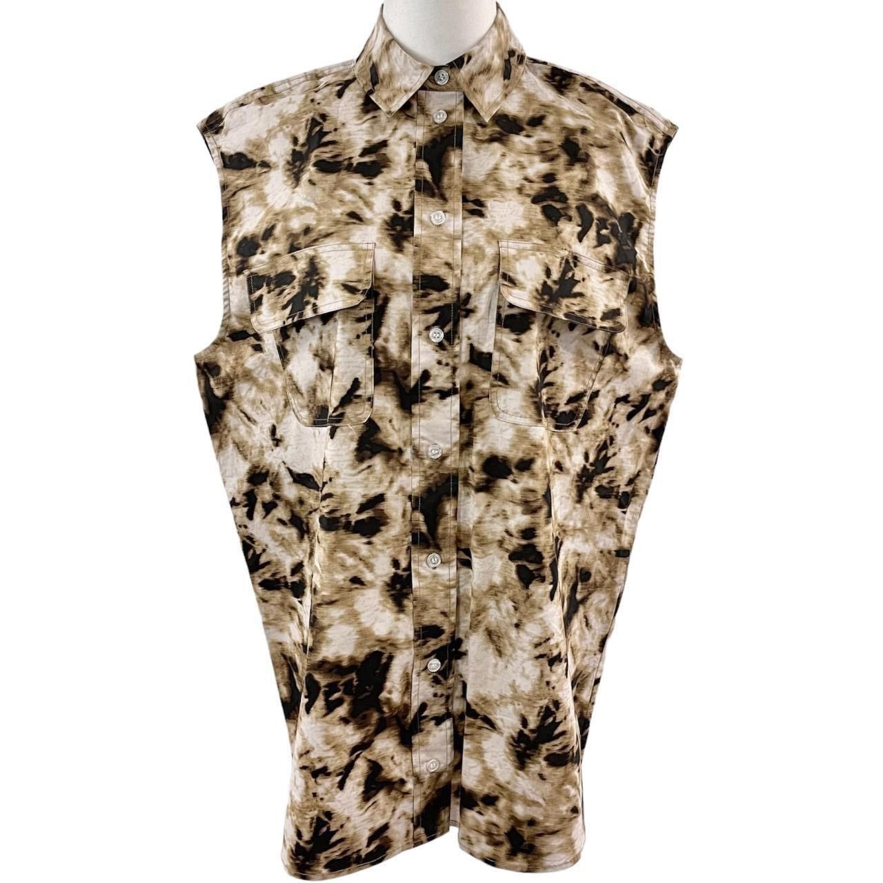 Samsoe Samsoe New SAMSOE SAMSOE Oversized Sleeveless Button Down Shirt Size XXS / US 00 / IT 34 - 4 Thumbnail