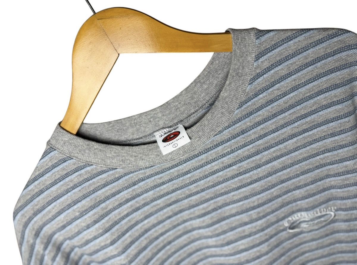 Quiksilver × Vintage Vintage 90’s Quicksilver Surf Skate Striped T-Shirt Size US L / EU 52-54 / 3 - 7 Thumbnail