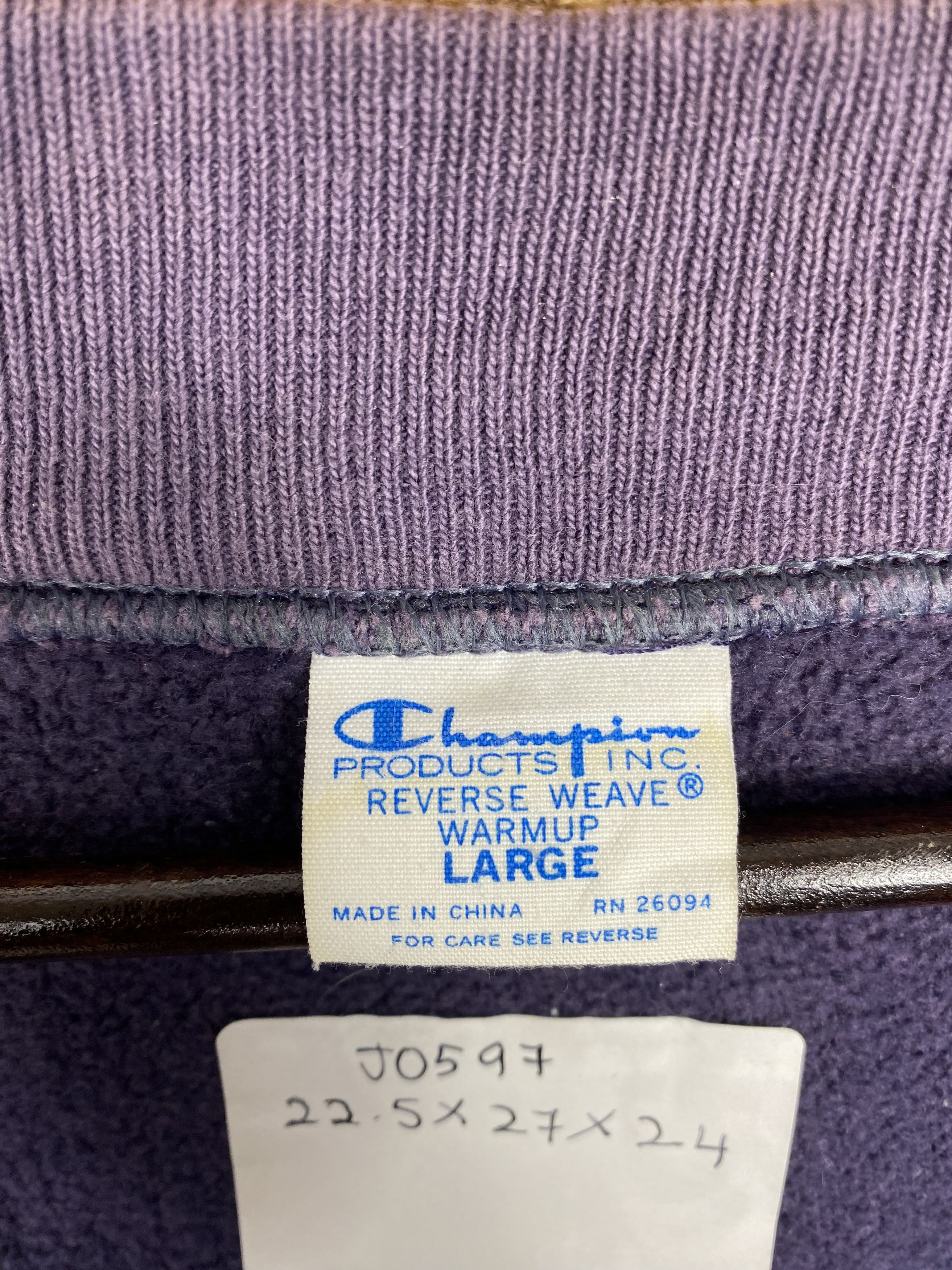 Champion Vintage Champion Button Up Faded Sweatshirts DJ0597 Size US L / EU 52-54 / 3 - 9 Thumbnail