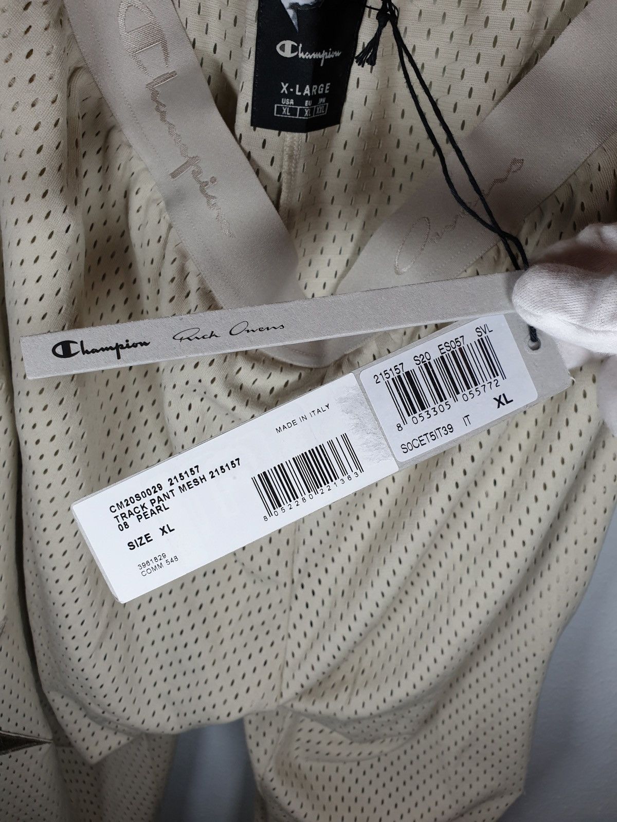 Rick Owens Rick Owens x Champion mesh pants Size US 34 / EU 50 - 7 Thumbnail
