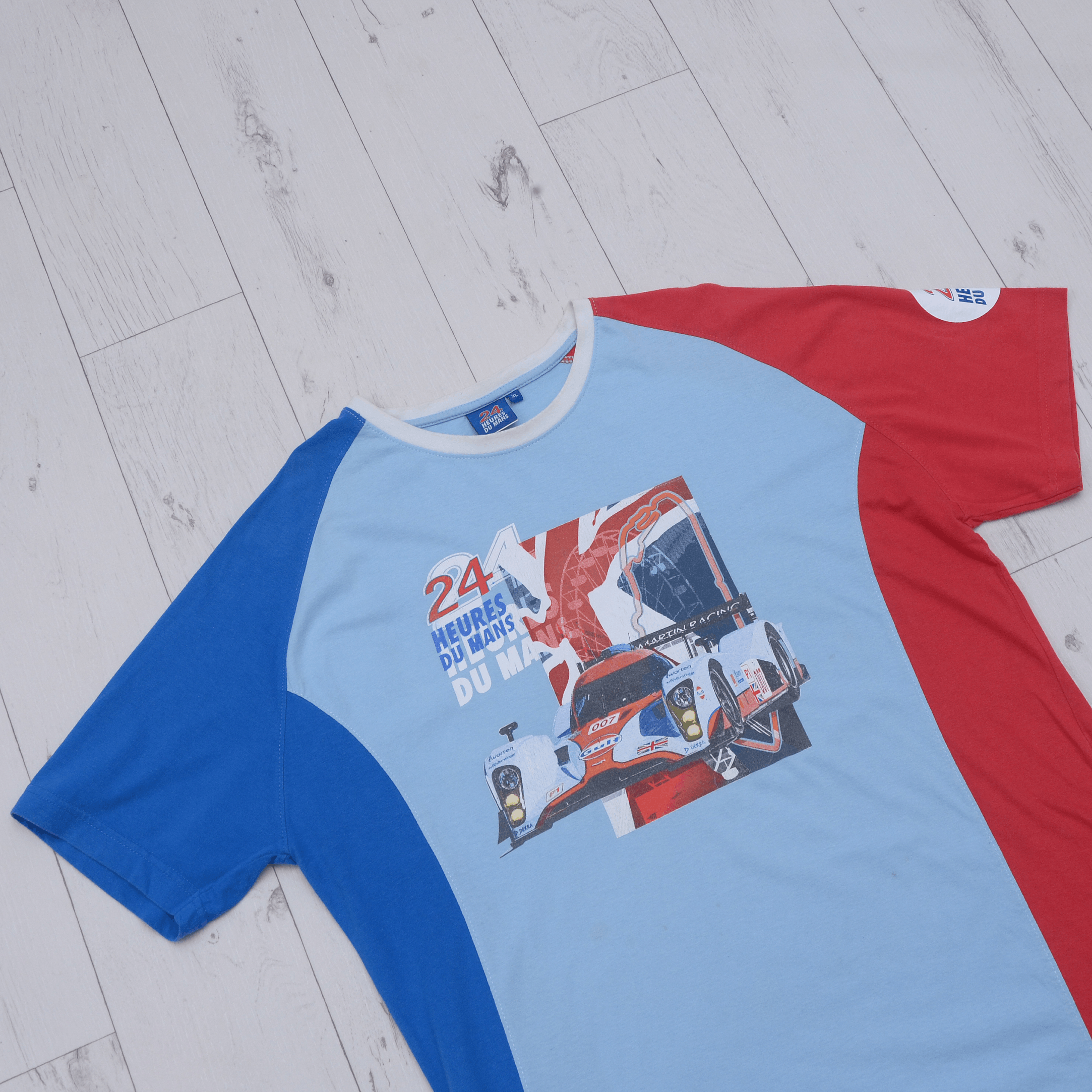 NASCAR × Vintage 24 Hours of Le Mans Racing T-Shirt 24 Heures du Mans Nascar Size US L / EU 52-54 / 3 - 2 Thumbnail