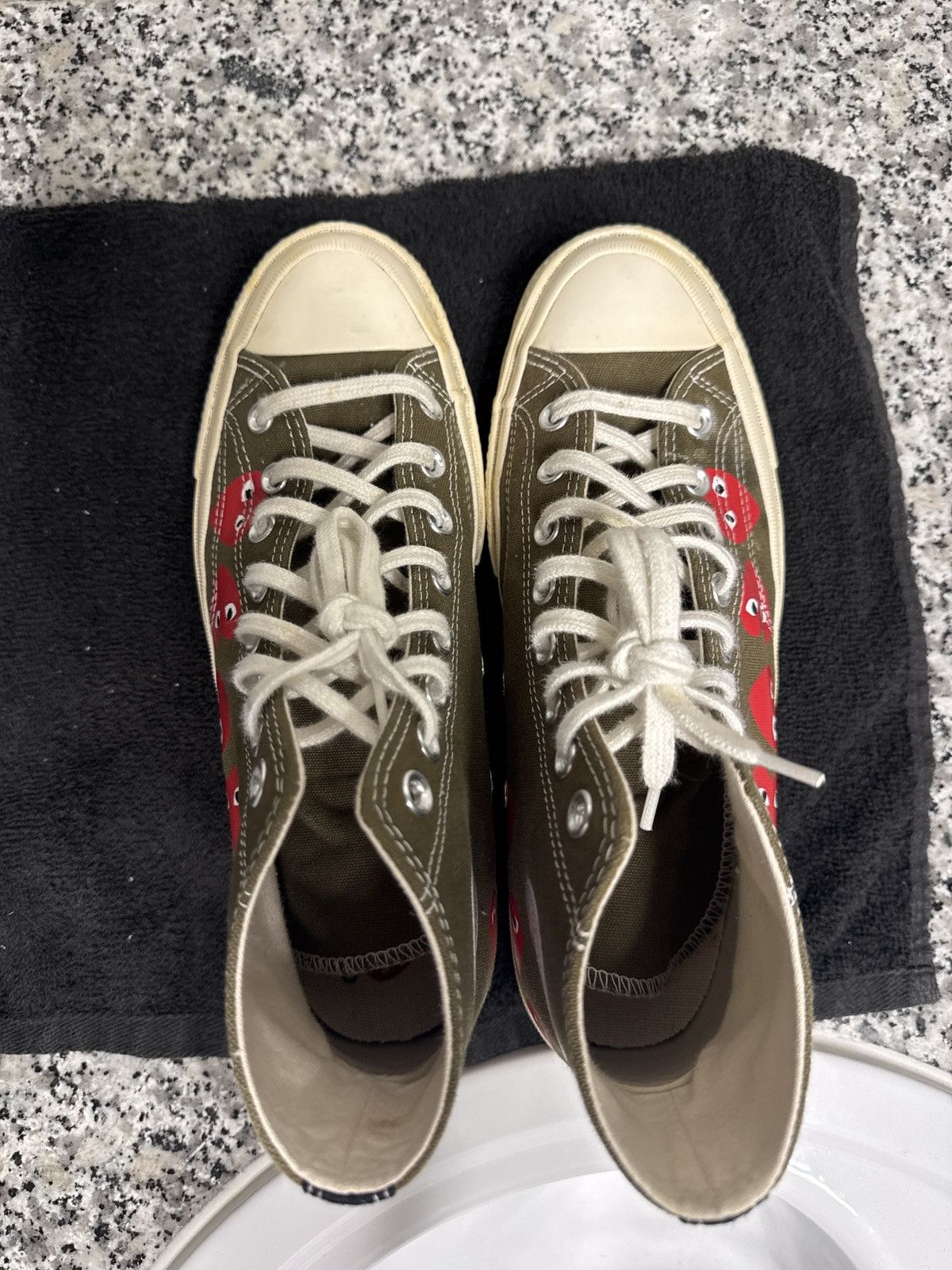 Comme des Garcons PLAY × Converse Converse CDG Size US 9 / EU 42 - 2 Thumbnail