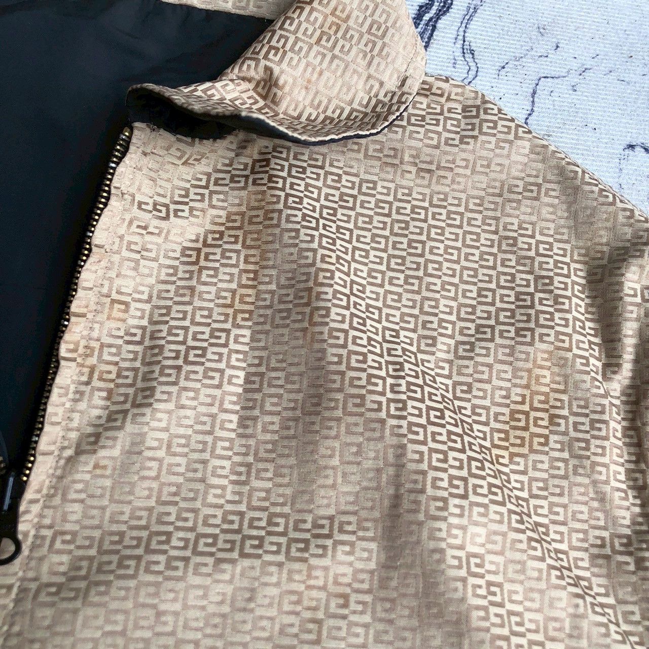 Givenchy Vintage Givenchy Reversible Monogram Zip Jacket Size US XL / EU 56 / 4 - 6 Thumbnail