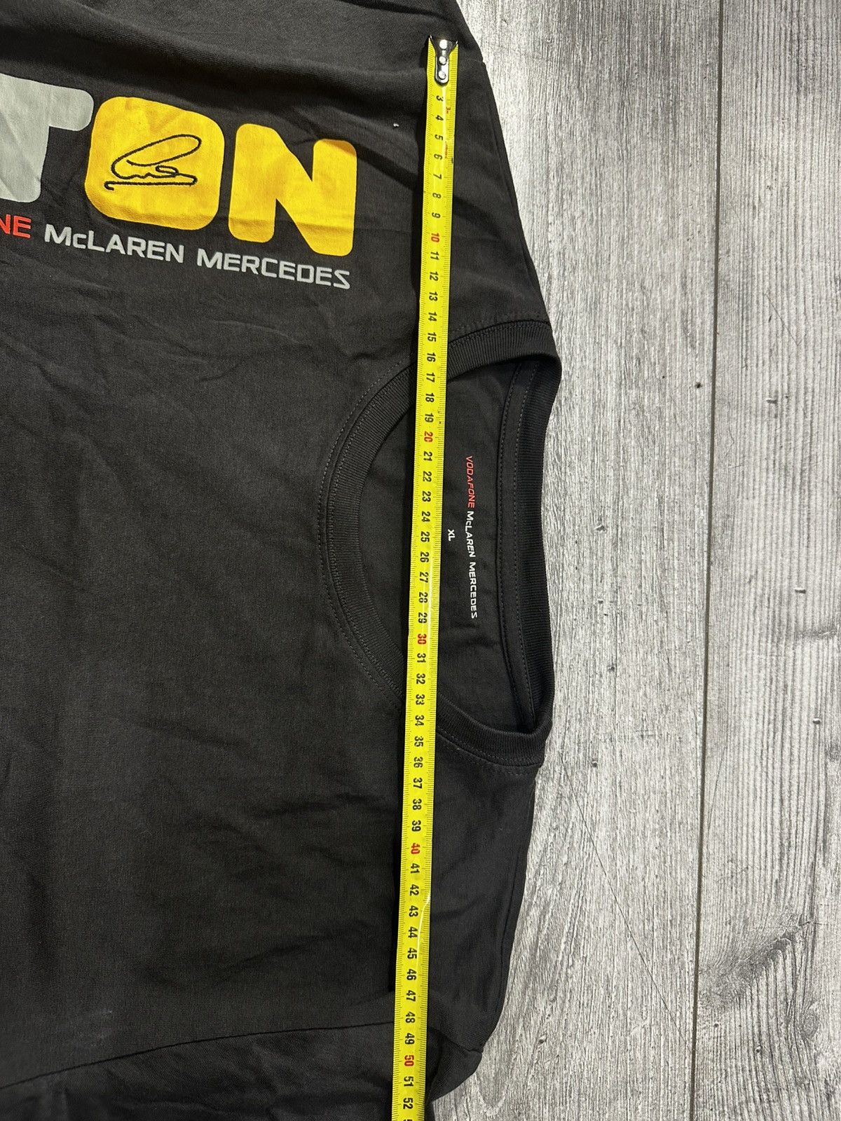 Hamilton × Mercedes-Benz × Vintage F1 Lewis Hamilton 'Font' T-Shirt 2012 Size US XL / EU 56 / 4 - 6 Thumbnail