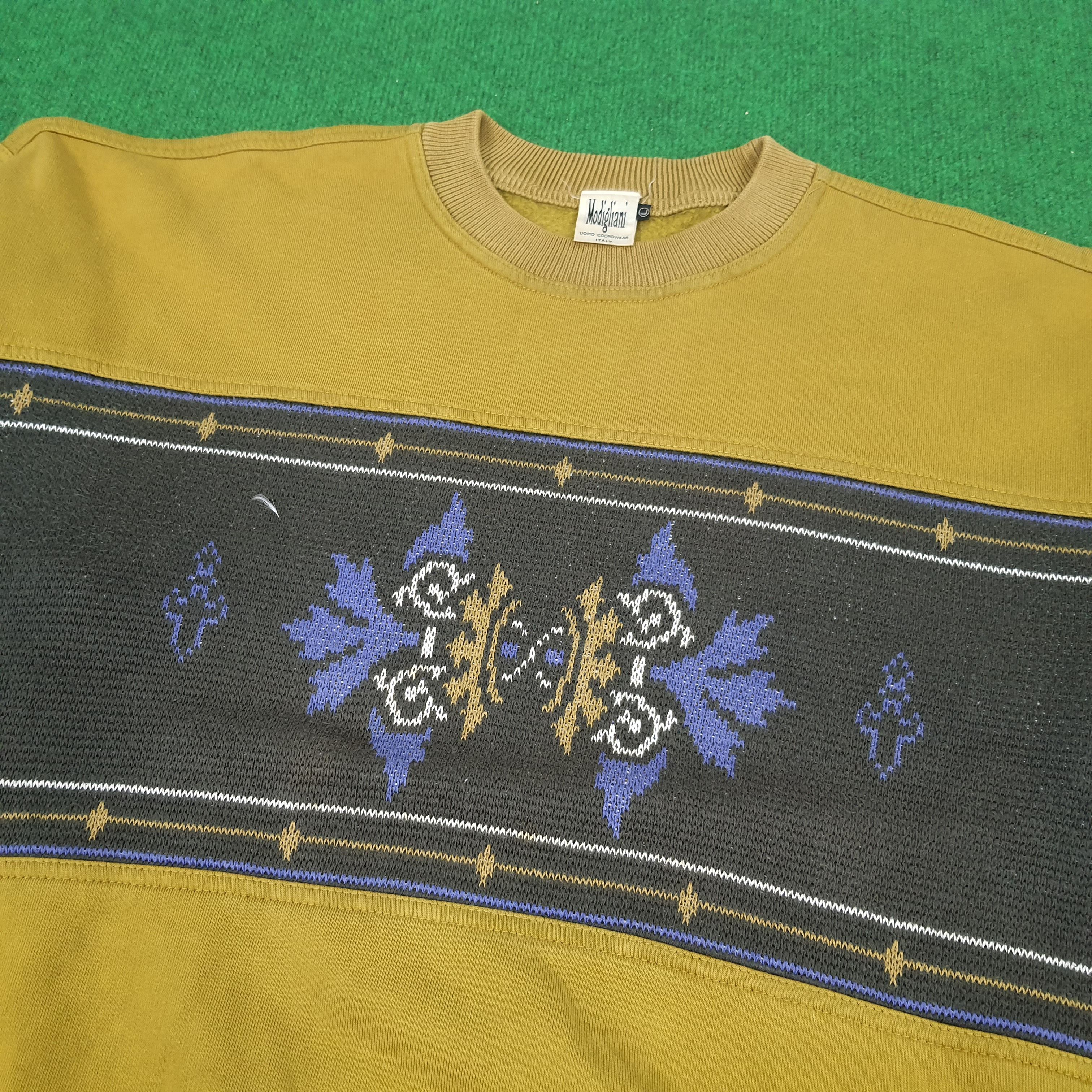 Other Vintage Modigliani Italian Designer Sweatshirts Size US L / EU 52-54 / 3 - 2 Thumbnail