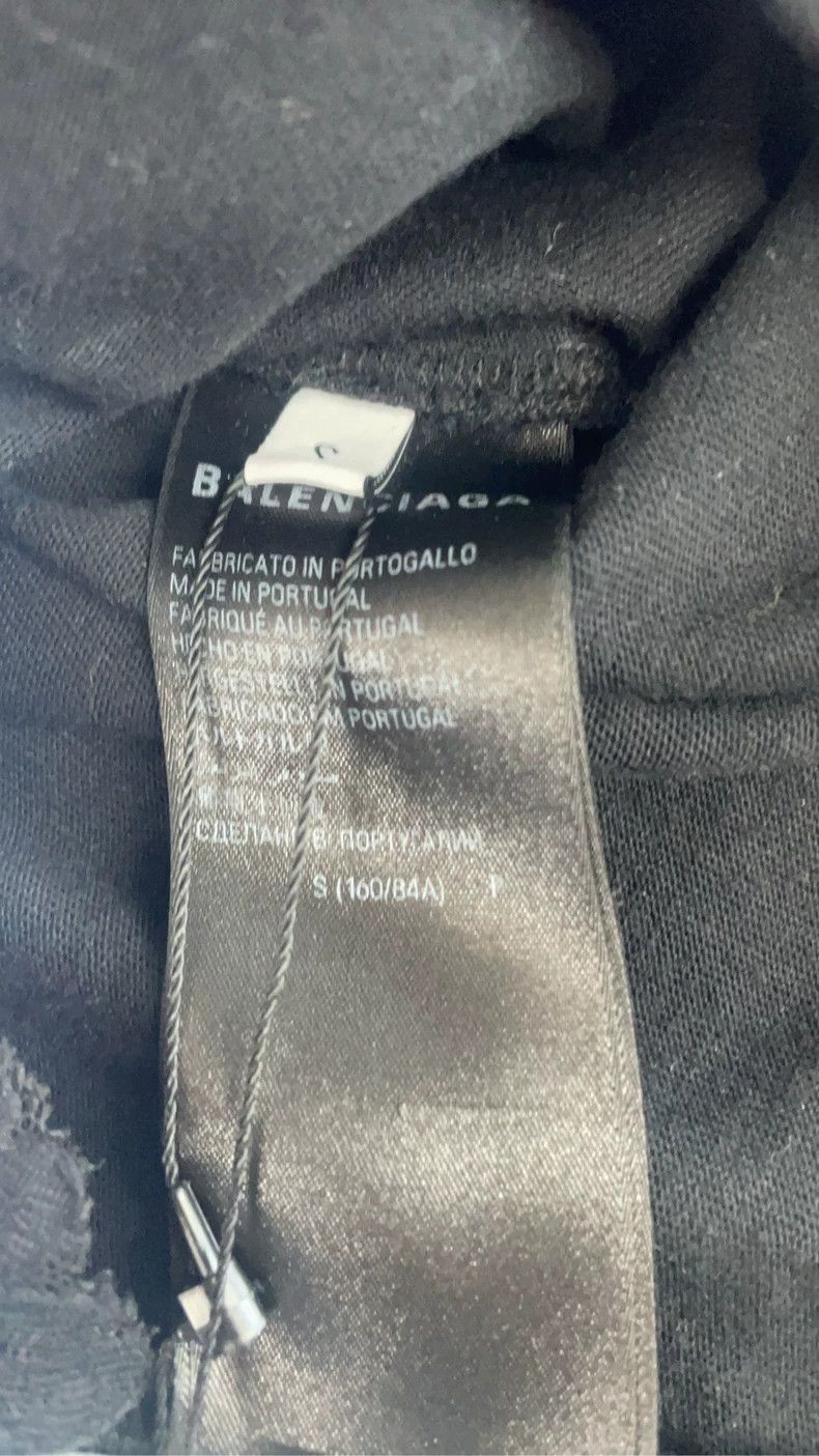 Balenciaga Balenciaga Black Ripped Dress Size S / US 4 / IT 40 - 4 Thumbnail