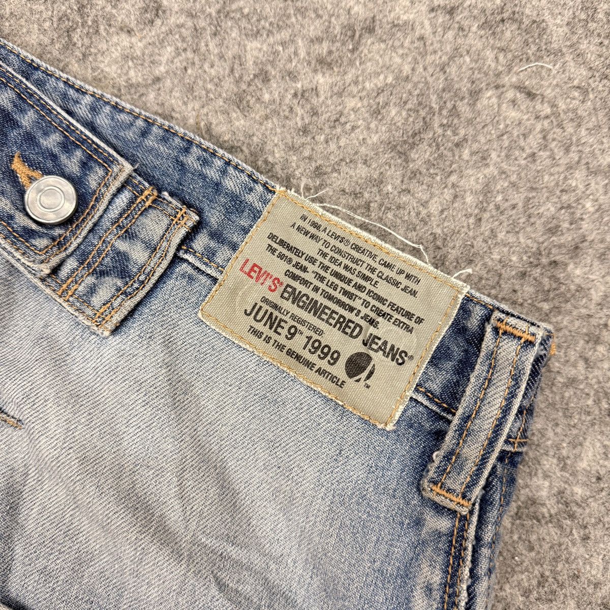 Levi's Vintage Levis Engineered buckle belt jeans Size US 34 / EU 50 - 4 Thumbnail