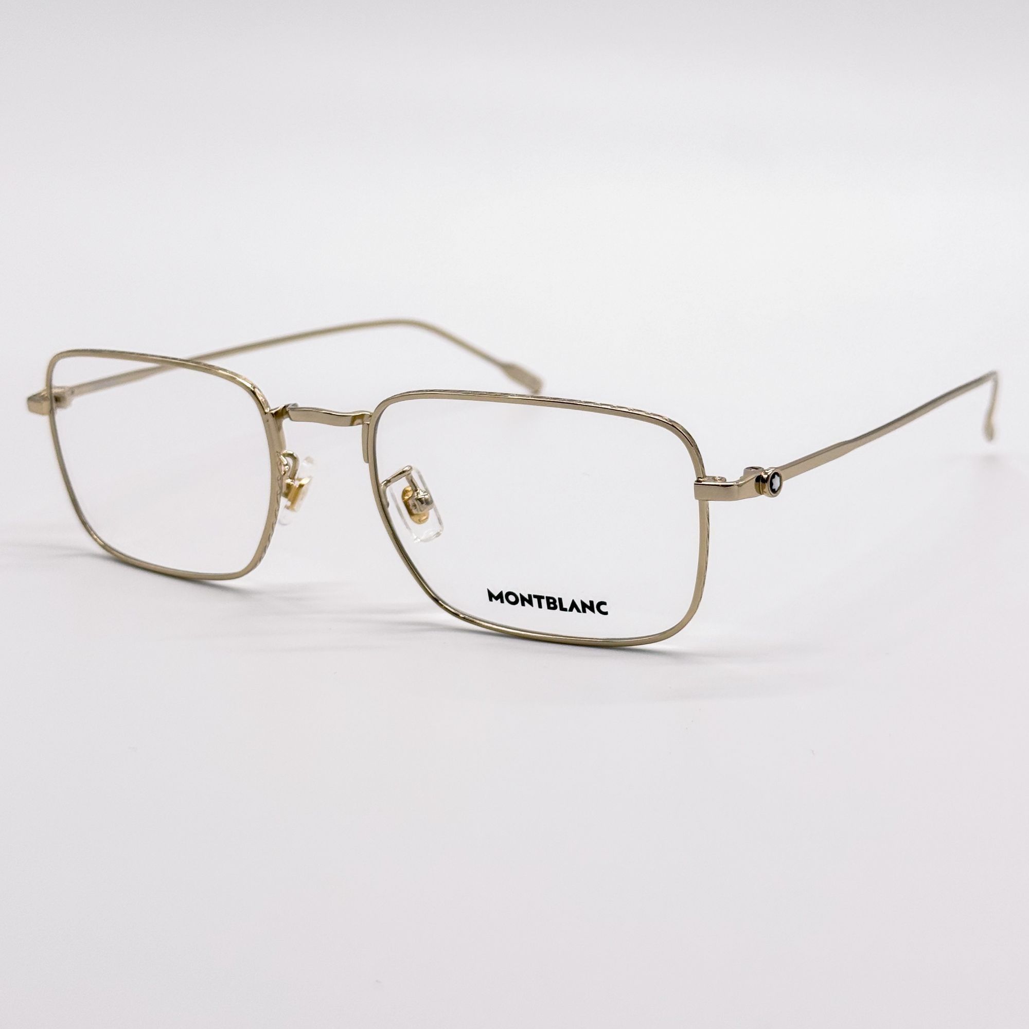 Montblanc NEW MONTBLANC EYEGLASSES MB0212O 004 GOLD MEN EYEWEAR Size ONE SIZE - 2 Thumbnail