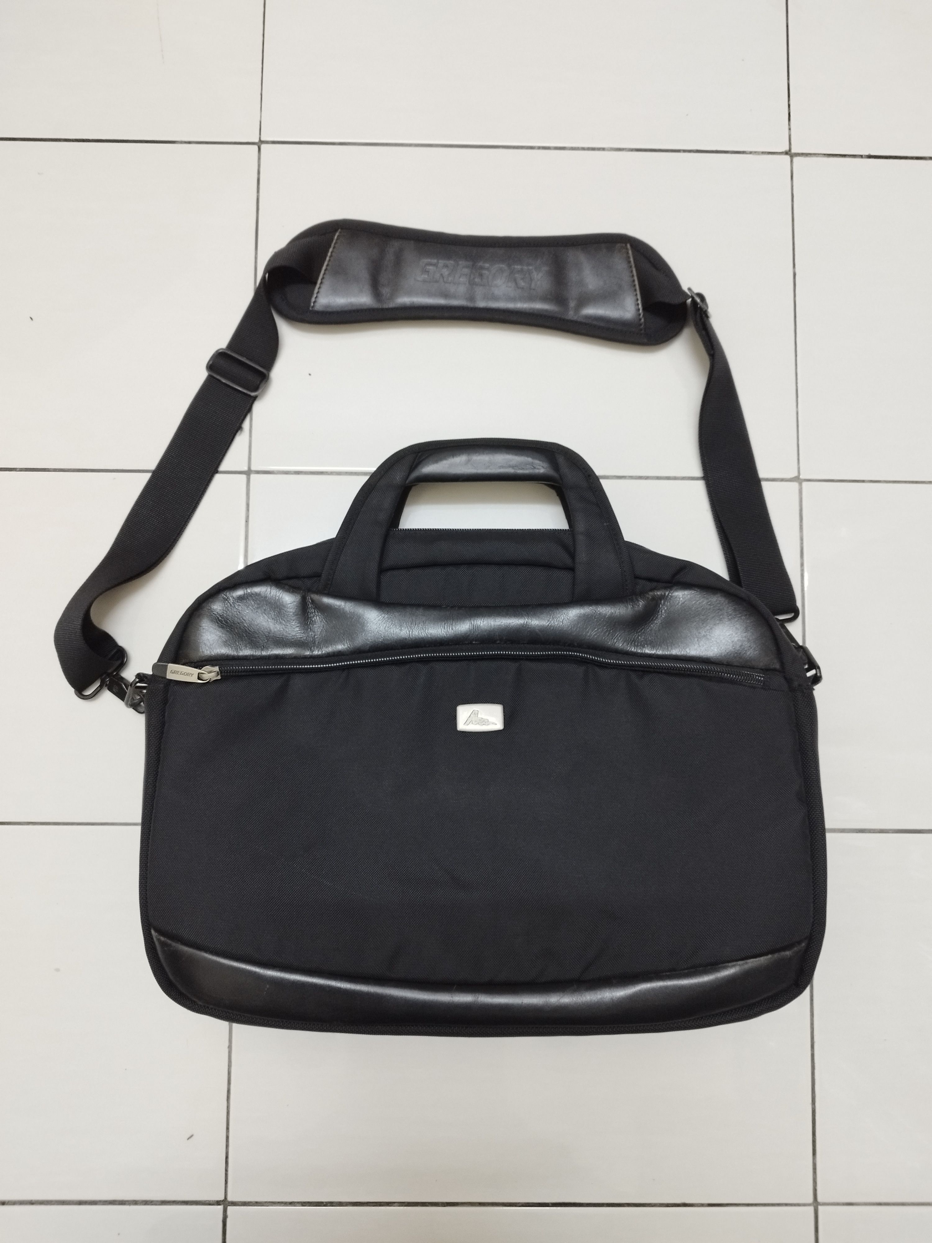 image of Gregory Briefcase Laptop Bag in Black, Men's