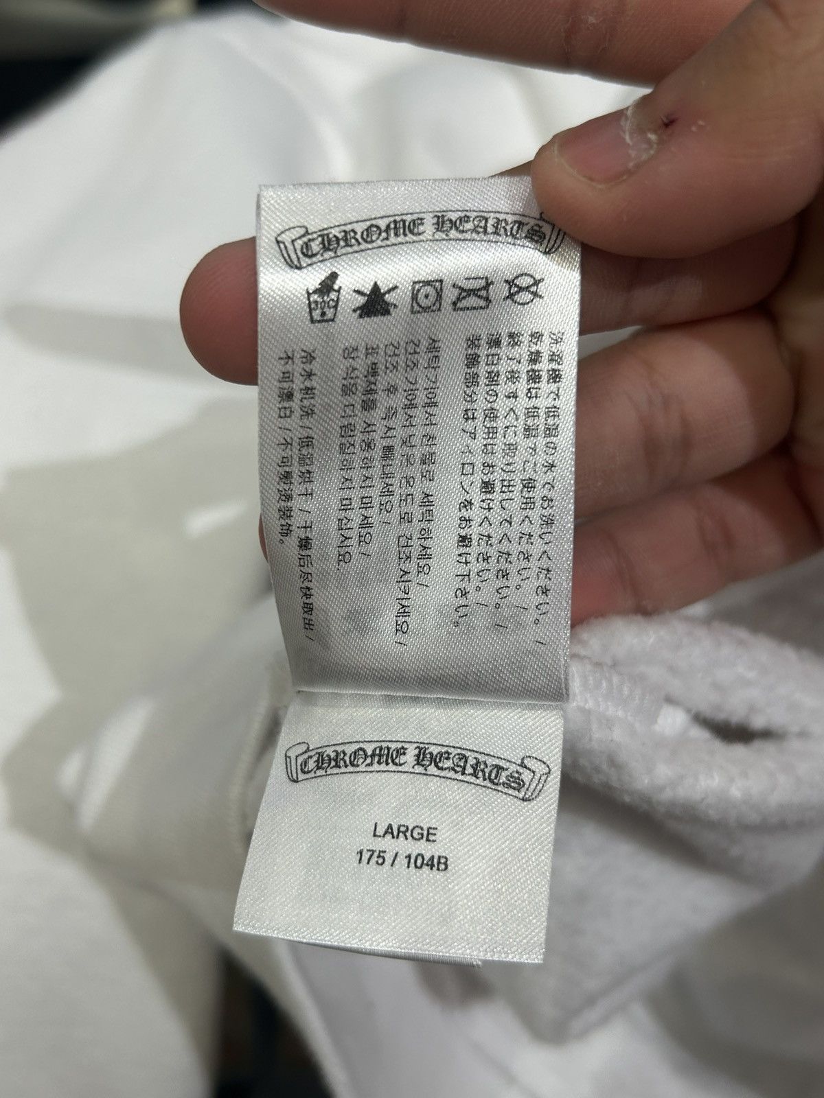 Chrome Hearts × The Rolling Stones Chrome hearts rolling stones white hoodie Size US L / EU 52-54 / 3 - 14 Thumbnail