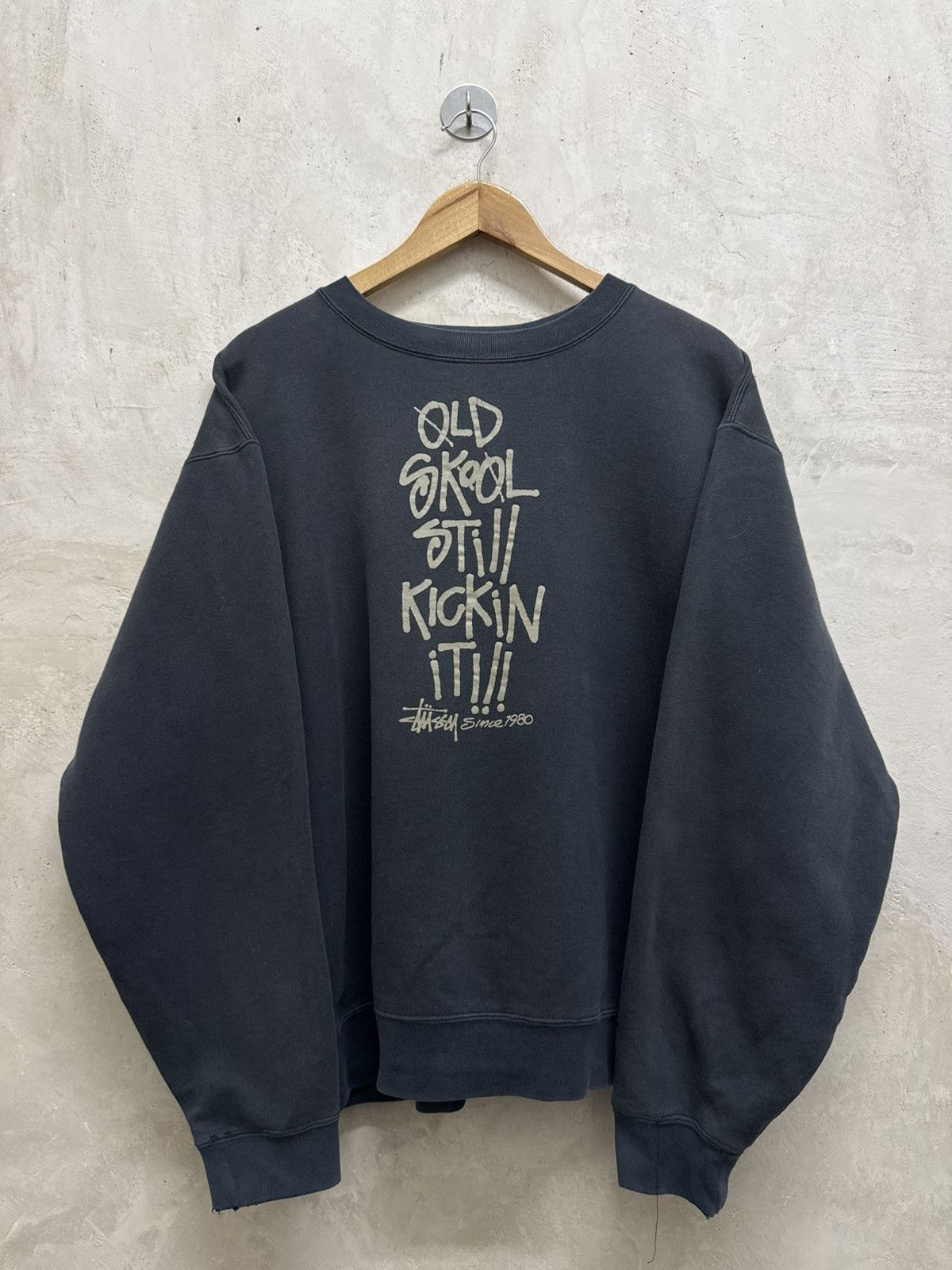 Stussy OLD SKOOL FLAVOR パーカー ブラック Streetwear × Stussy × Vintage Vintage Stussy Old Skool Flavor Zip