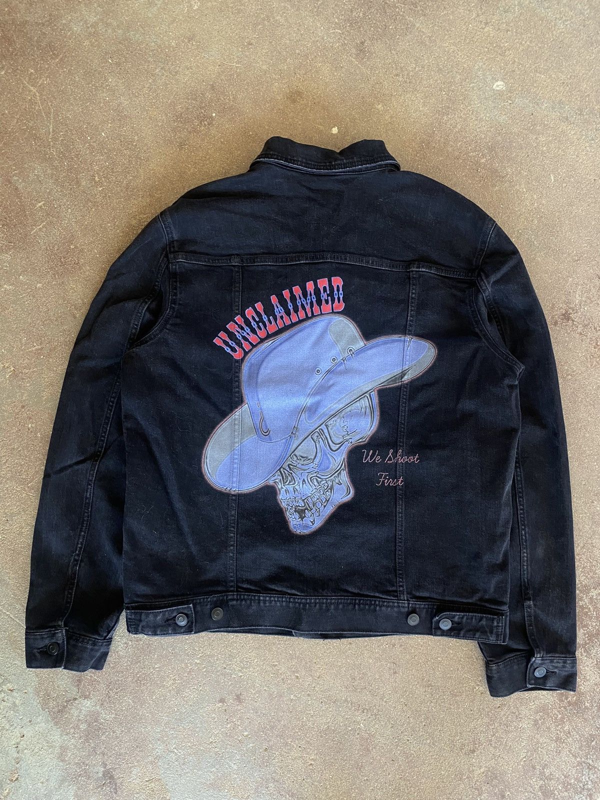 Other Unclaimed industries “Wild West” denim jacket Size US XL / EU 56 / 4 - 2 Thumbnail