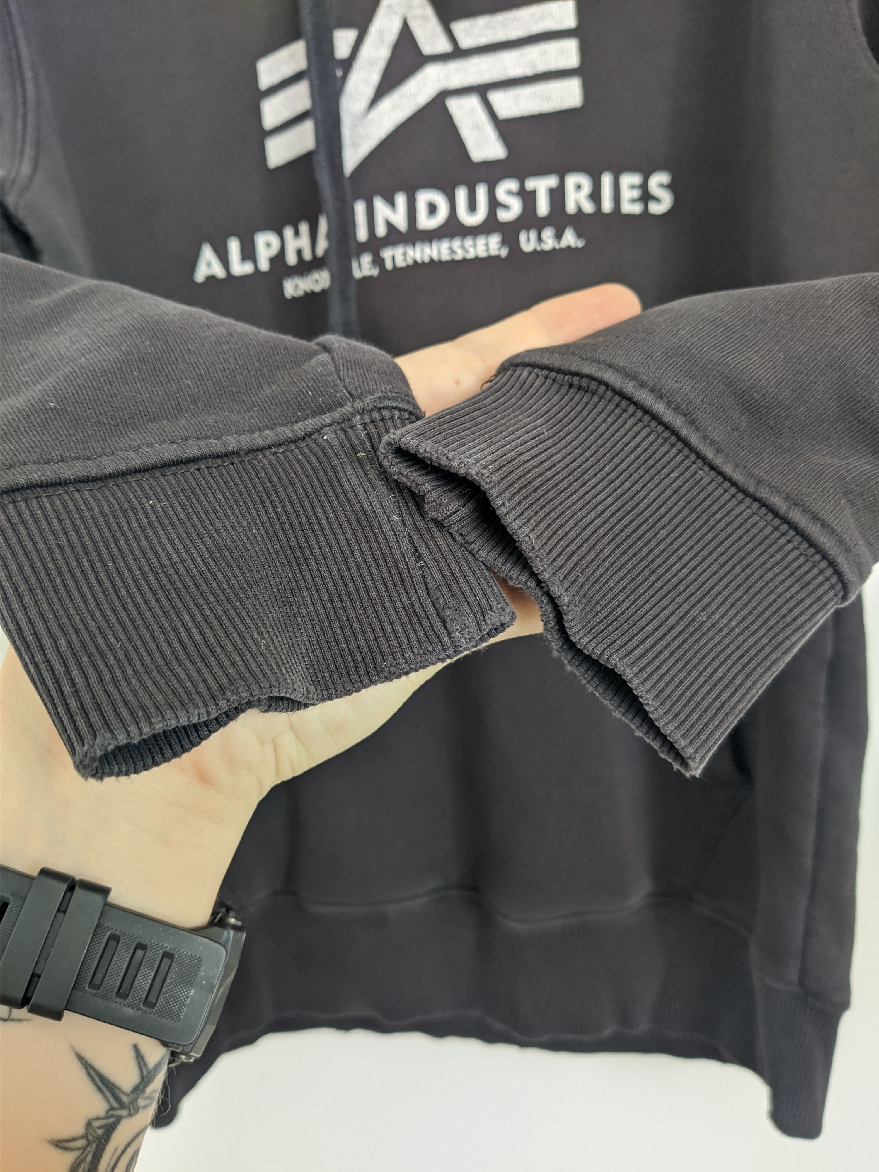 Alpha Industries Alpha Industries hoodie big logo black Size US S / EU 44-46 / 1 - 7 Thumbnail