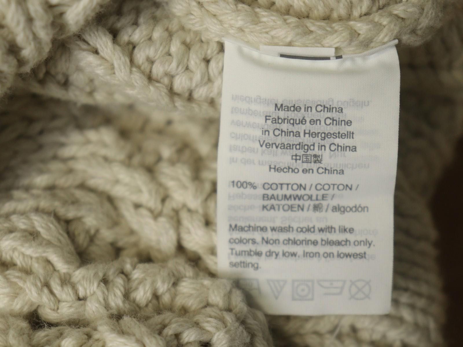 J.Crew J.Crew Beige 100% Cotton Knitted Pullover Sweater Size M Size M / US 6-8 / IT 42-44 - 11 Thumbnail