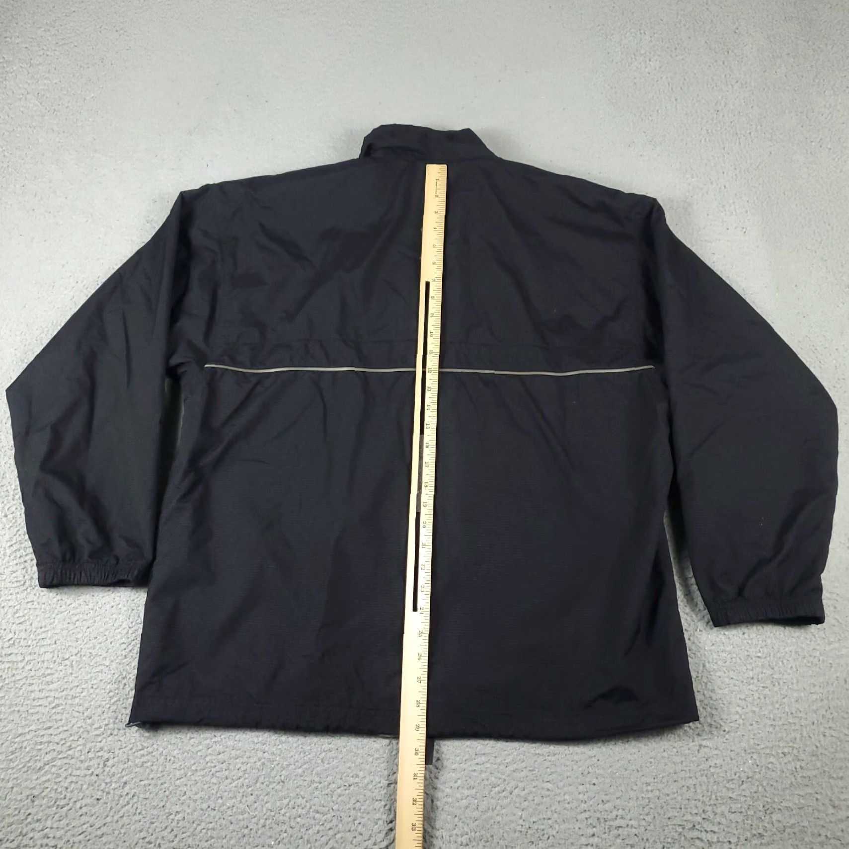 Reebok Vintage Reebok Jacket Mens Large Black Full Zip Up Winter Windbreaker Sports Size US L / EU 52-54 / 3 - 7 Thumbnail