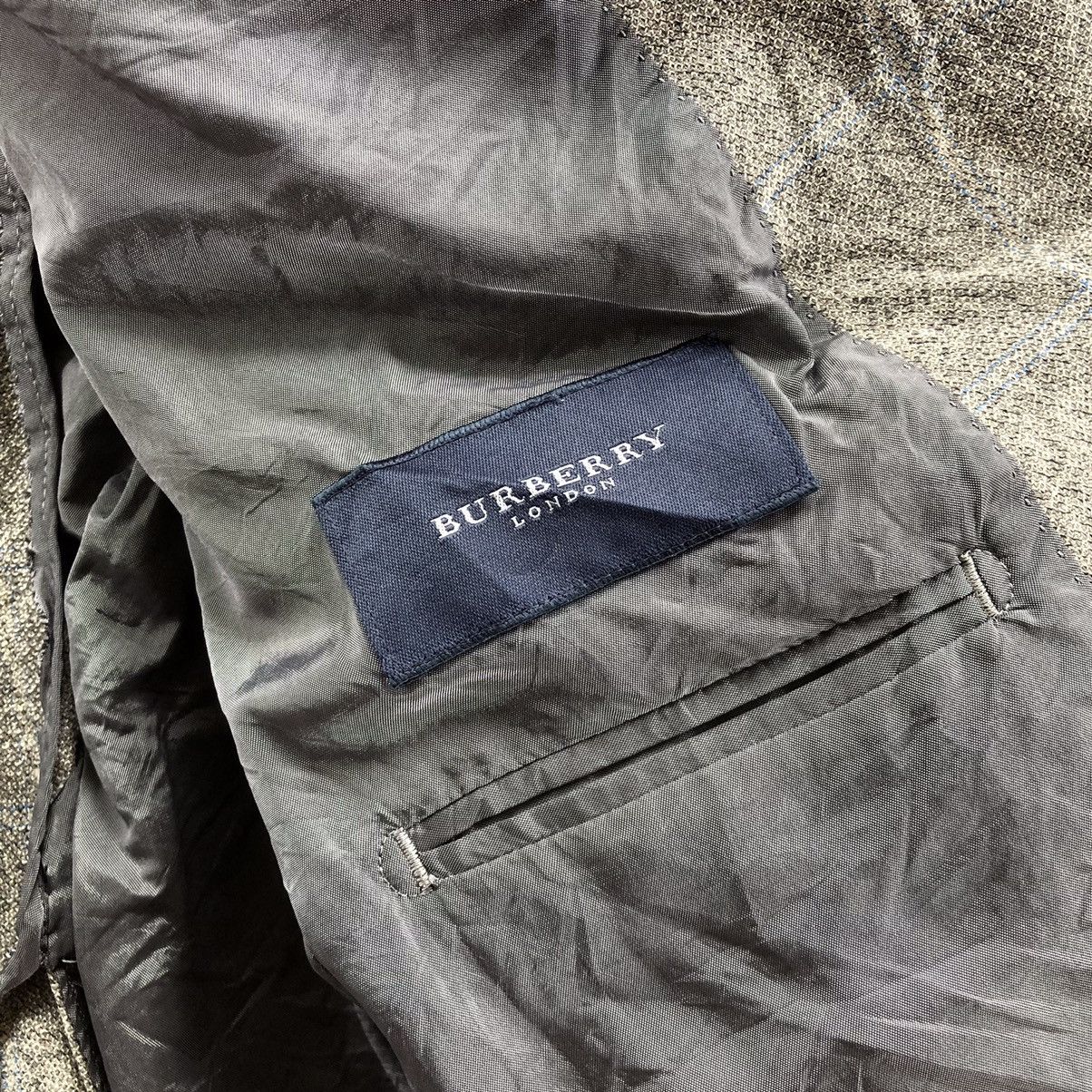 Burberry BURBERRY Plaid Blazer Coat Size 40R - 8 Thumbnail