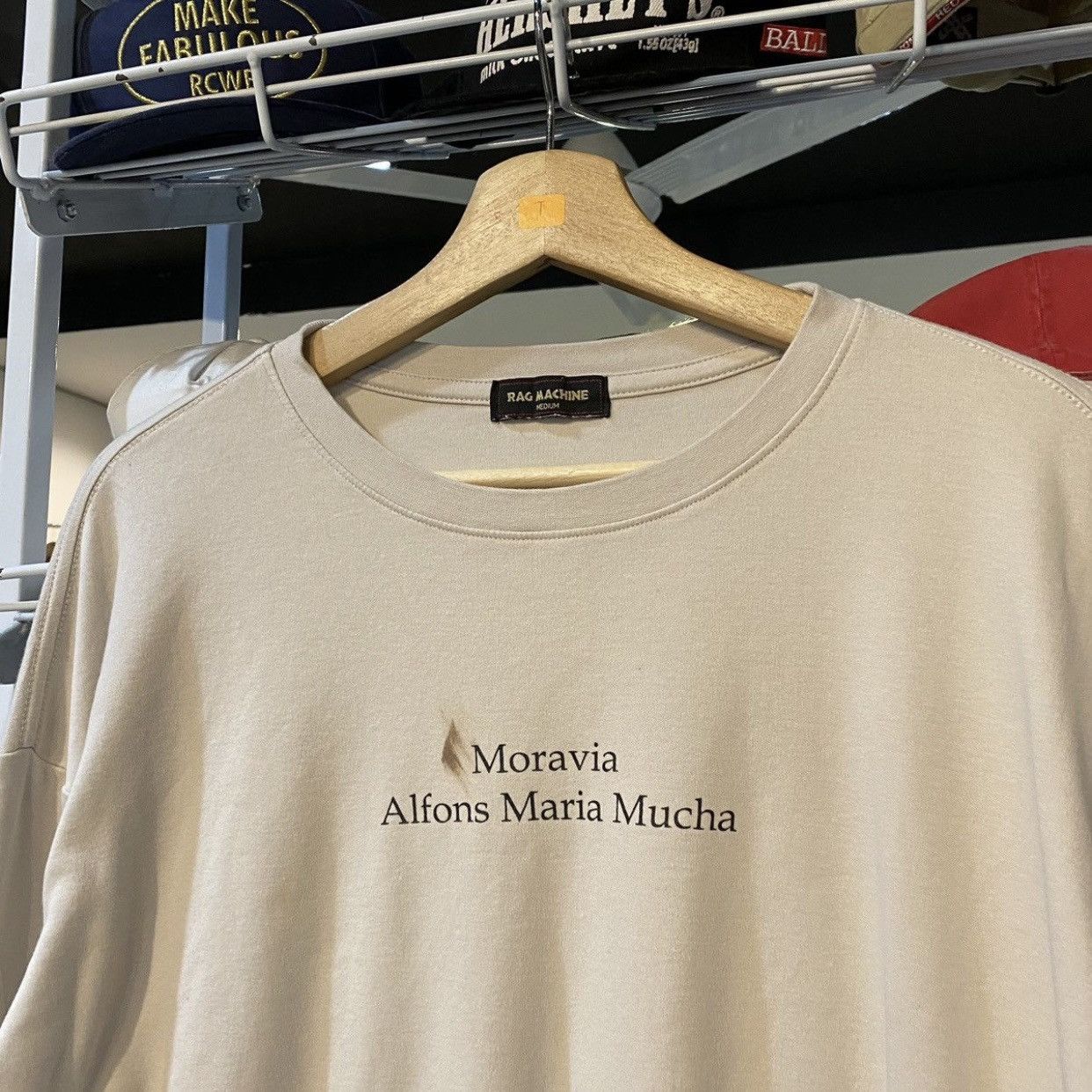 Japanese Brand Rag Machine x Alfons Mucha Art Nouveau Long Sleeve T-Shirt Size US L / EU 52-54 / 3 - 7 Thumbnail