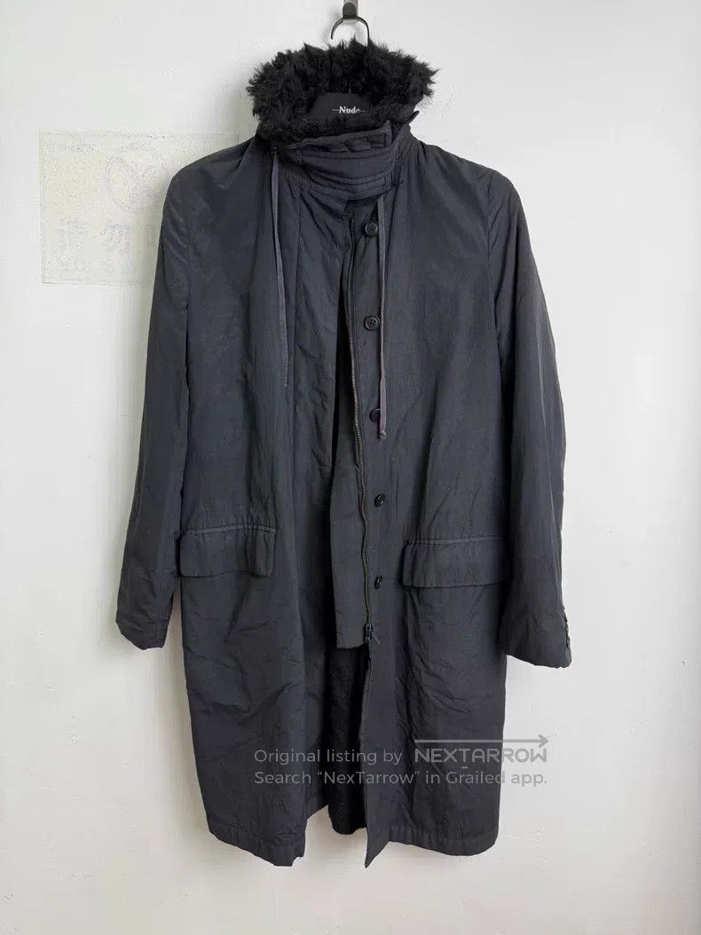 Helmut Lang Helmut Lang Fur collar coat Size US XXS / EU 40 - 1 Thumbnail