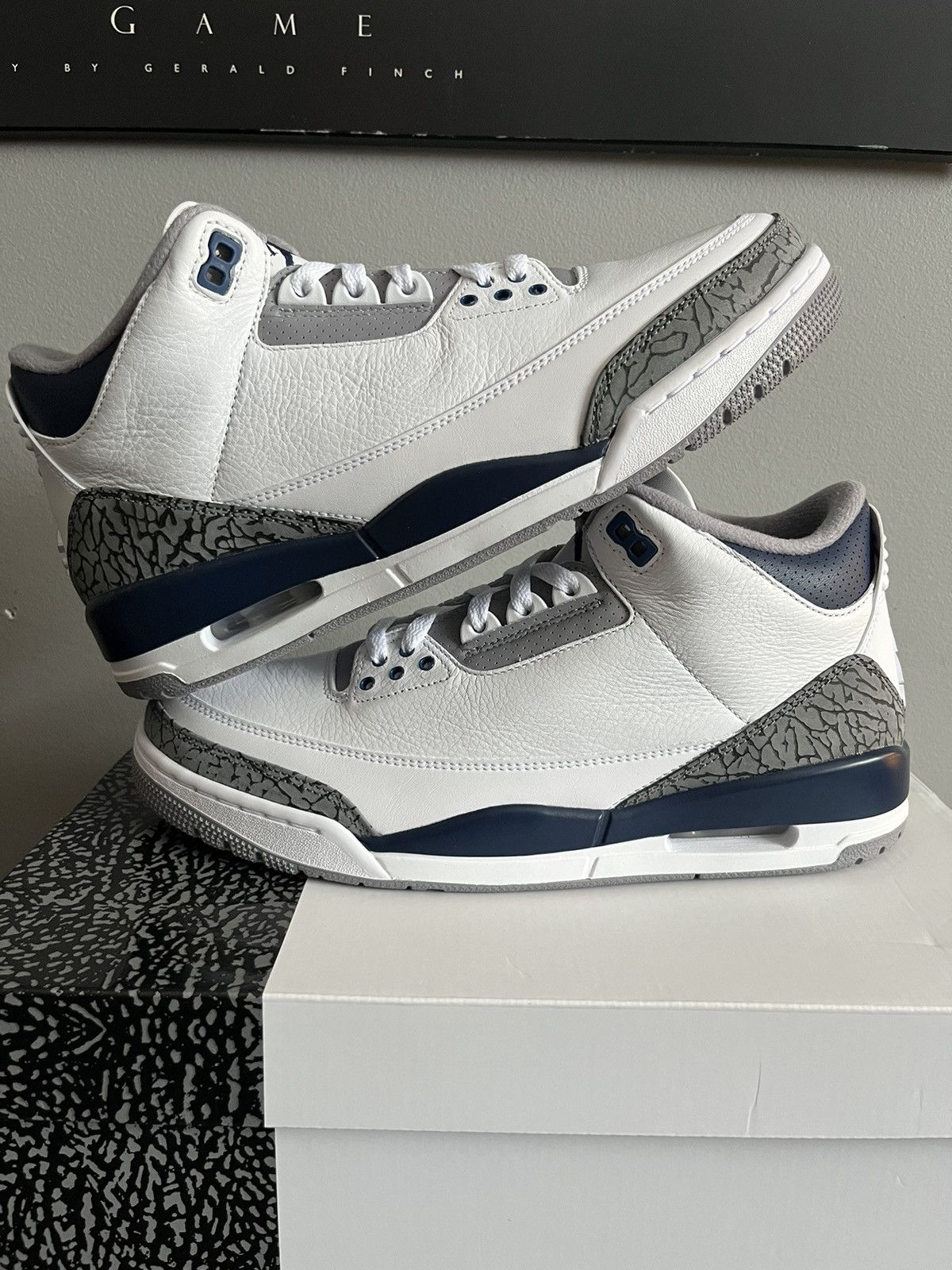 Jordan Brand Air Jordan 3 Retro Midnight Navy Size US 10.5 / EU 43-44 - 1 Thumbnail