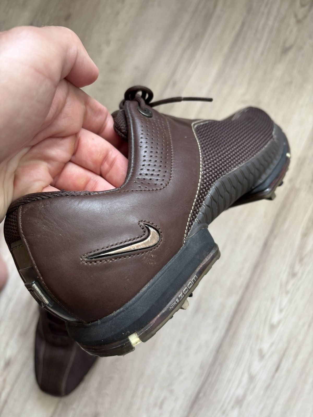Nike Nike Zoom Tiger Woods Golf Shoes 336048-271 Brown 2008 Rare Size US 10 / EU 43 - 10 Thumbnail