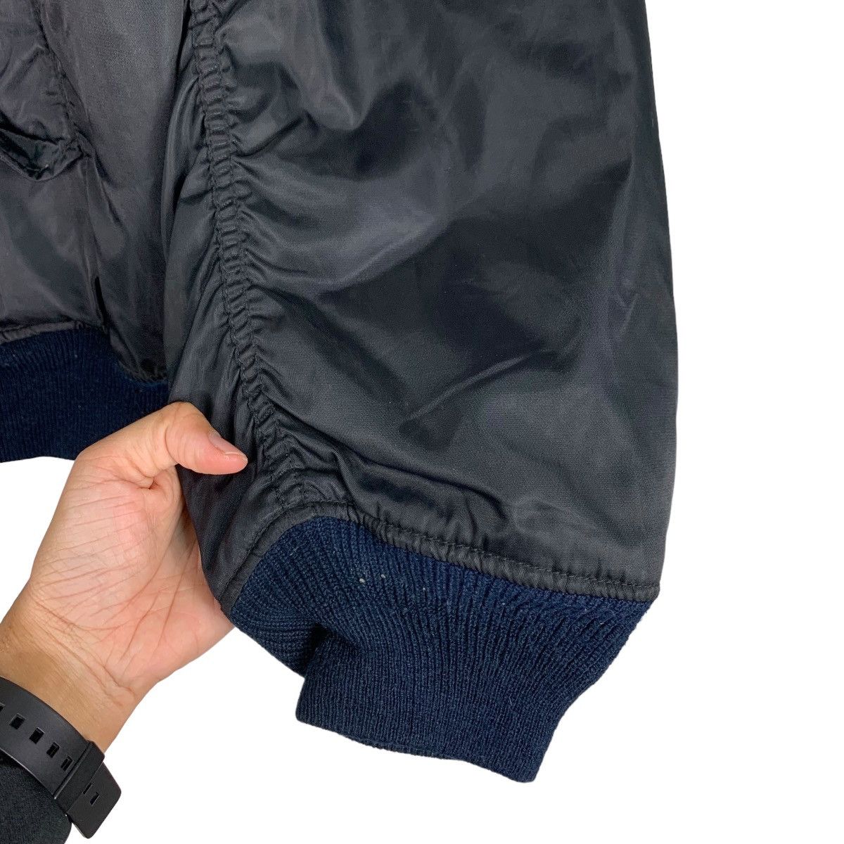 Vintage Vintage Corinth MFG USA Black Bomber Jacket #0902-C40 Size US L / EU 52-54 / 3 - 13 Thumbnail