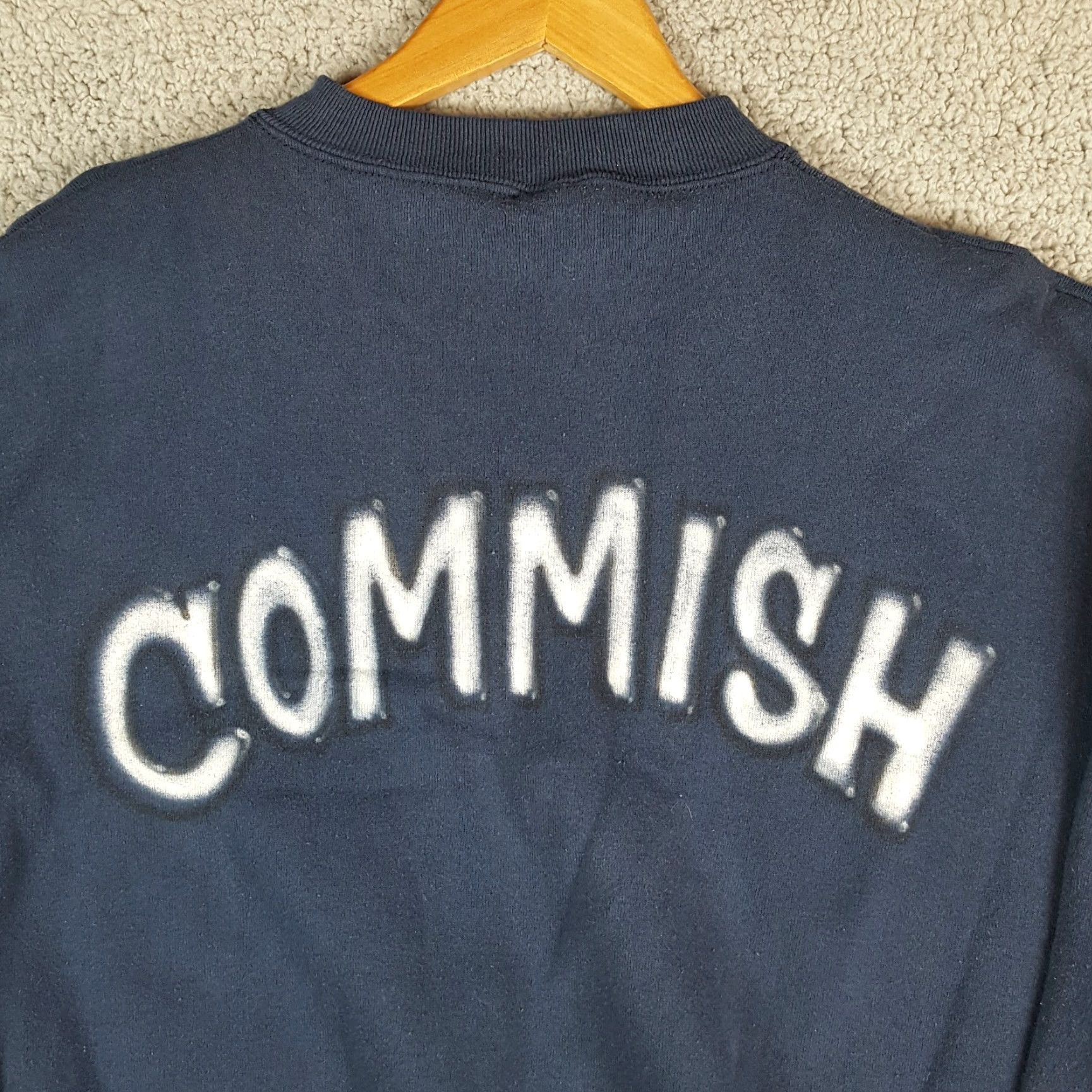 Fruit Of The Loom VINTAGE 90s Commish Commissioner Airbrush Size XL Pullover Crewneck Sweatshirt Size US XL / EU 56 / 4 - 5 Thumbnail