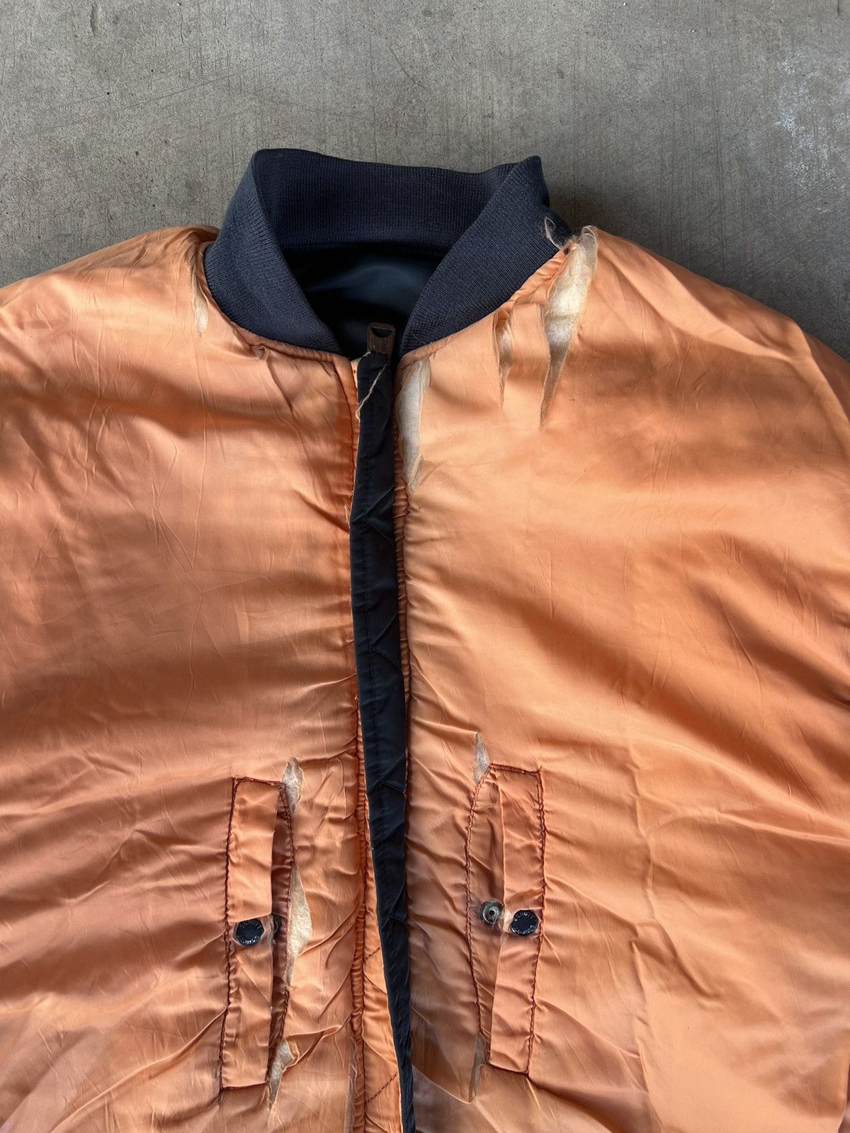 Schott Distressed Vintage Schott Flight Jacket Size US XL / EU 56 / 4 - 8 Thumbnail