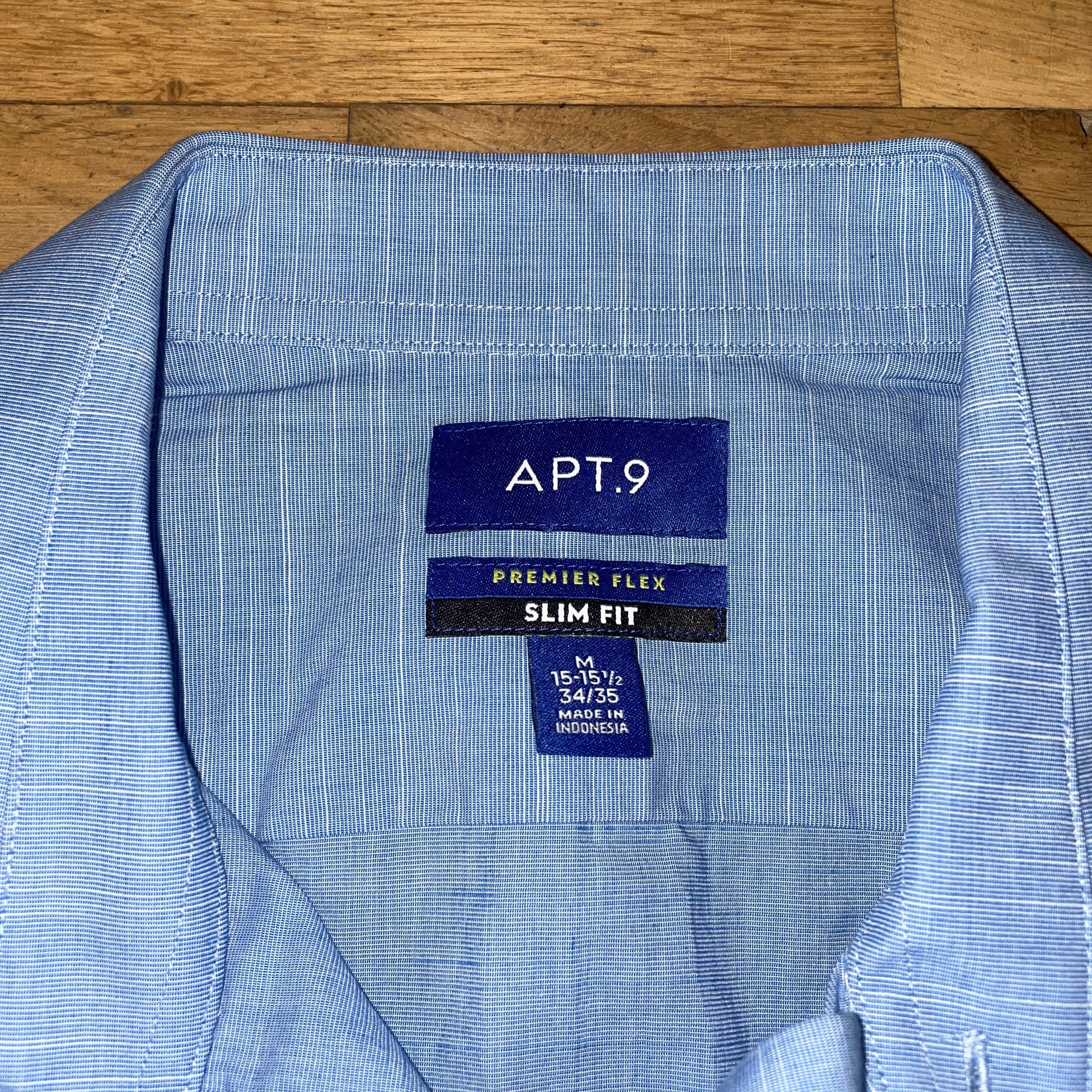 Apt. 9 Apt.9 Men's Elegant Dress Shirt Fashion Slim Fit Size M Size US M / EU 48-50 / 2 - 2 Thumbnail