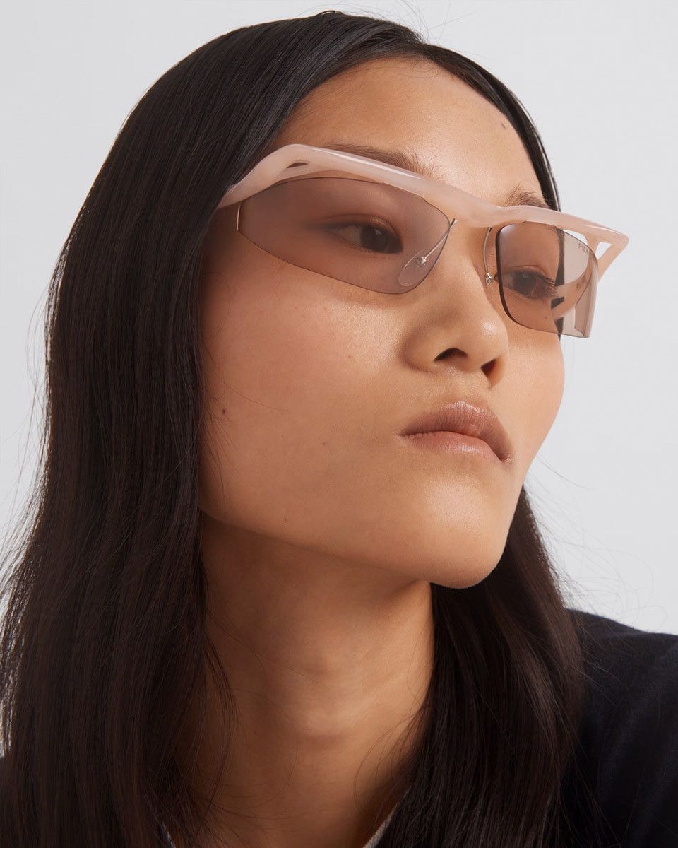 Prada NEW Prada PRA15S 18Q4I2 Rectangle Unisex Sunglasses 0PR A15S Size ONE SIZE - 4 Thumbnail