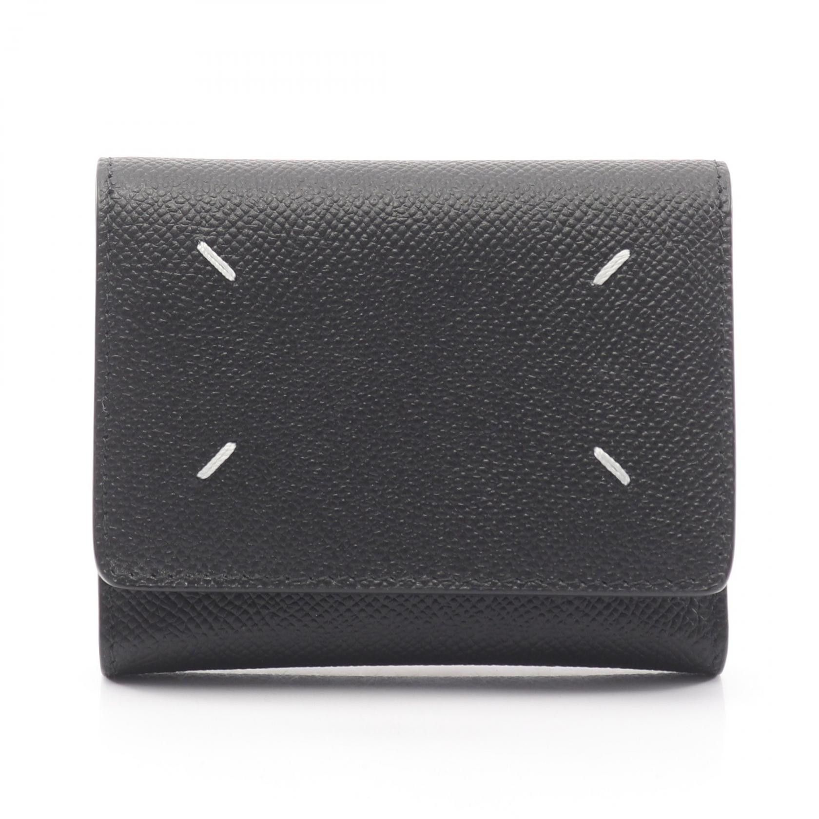 Maison Margiela Maison Margiela Maison Margiela 4Stitches Leather Trifold Wallet Leather Short Wallet SA3UI0017P4745T8013 DUTY FREE for USA Size ONE SIZE - 1 Thumbnail