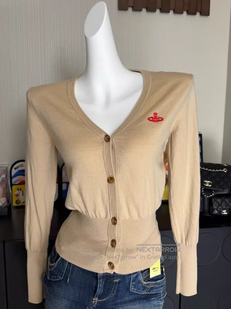 Vivienne Westwood Vivienne Westwood Full Star Logo Button Cardigan Vintage Size M / US 6-8 / IT 42-44 - 6 Thumbnail