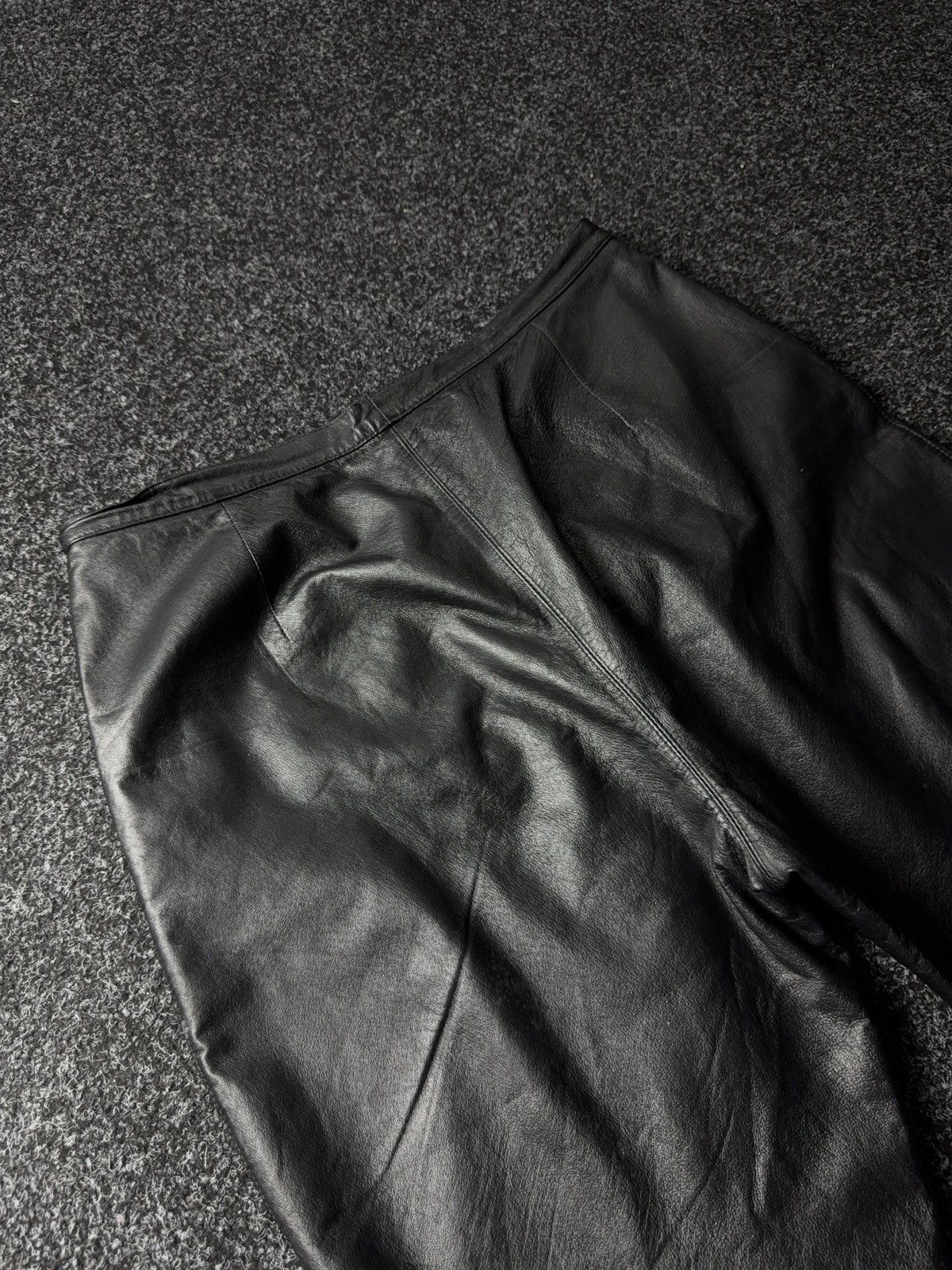 Leather Y2K Vintage Leather Pants Opium Style Alt Biker USA Rare Size US 34 / EU 50 - 17 Thumbnail