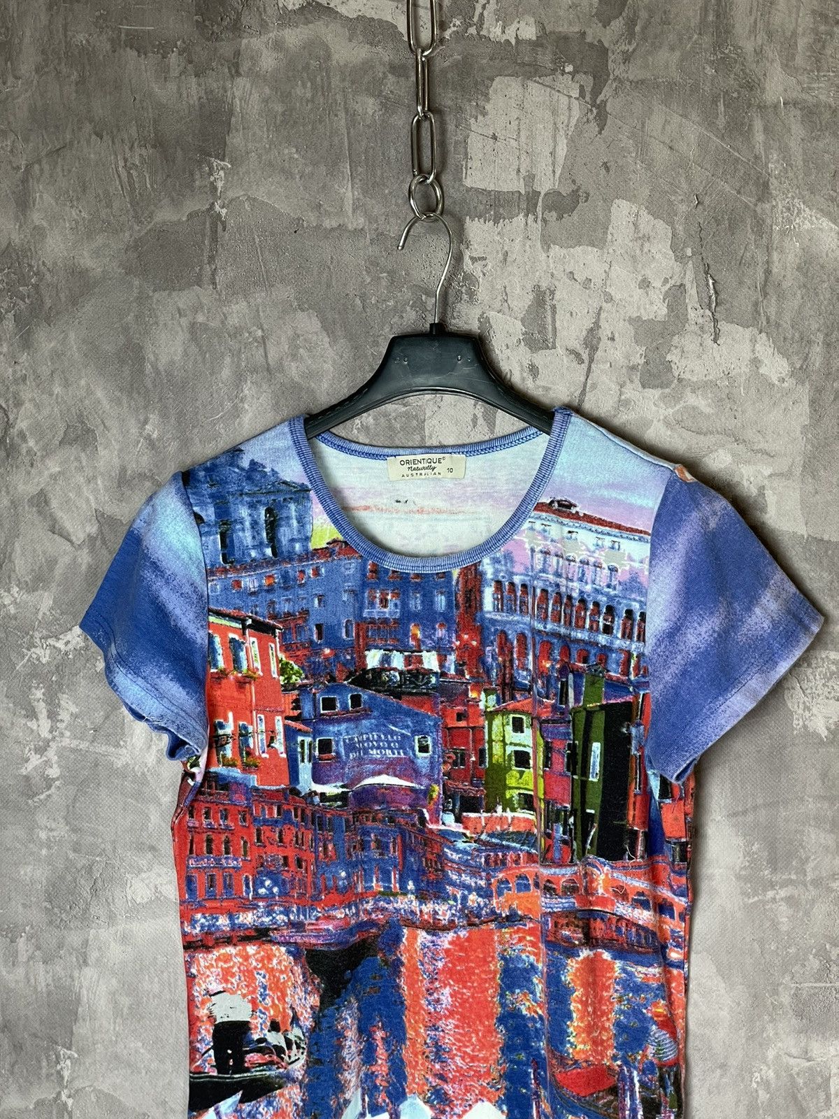 Japanese Brand Avant Garde Y2K Art Rare Multicolour Sweater Short Sleeve Size M / US 6-8 / IT 42-44 - 2 Thumbnail