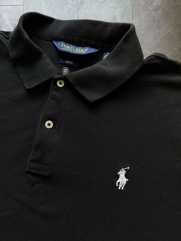 Polo Ralph Lauren Ralph Lauren Polo Golf Pro Fit Sz L Small Pony Black White Size US L / EU 52-54 / 3 - 2 Thumbnail