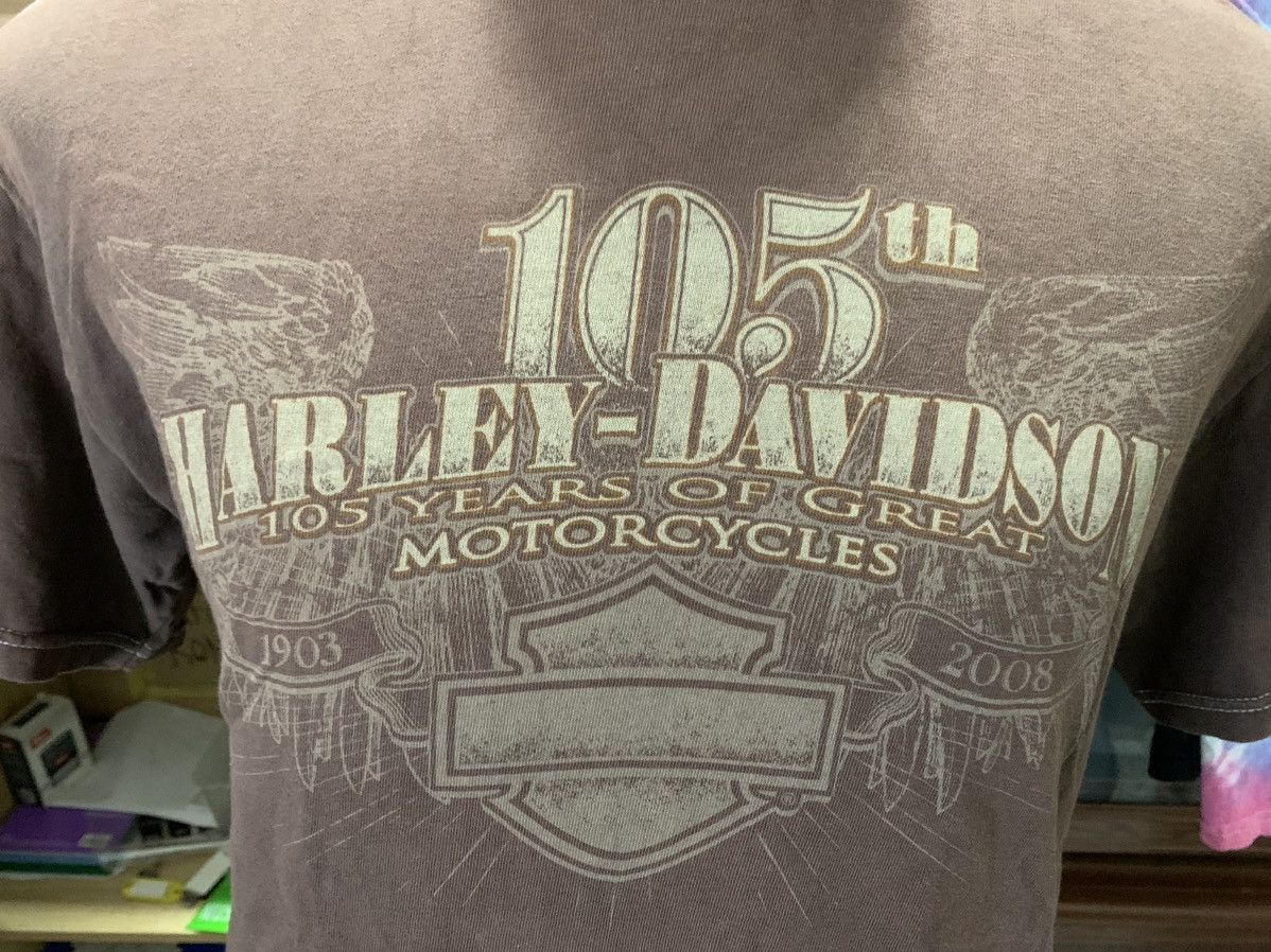 Harley Davidson VINTAGE Y2K HARLEY DAVIDSON 2008 FADED TEE Size US M / EU 48-50 / 2 - 2 Thumbnail