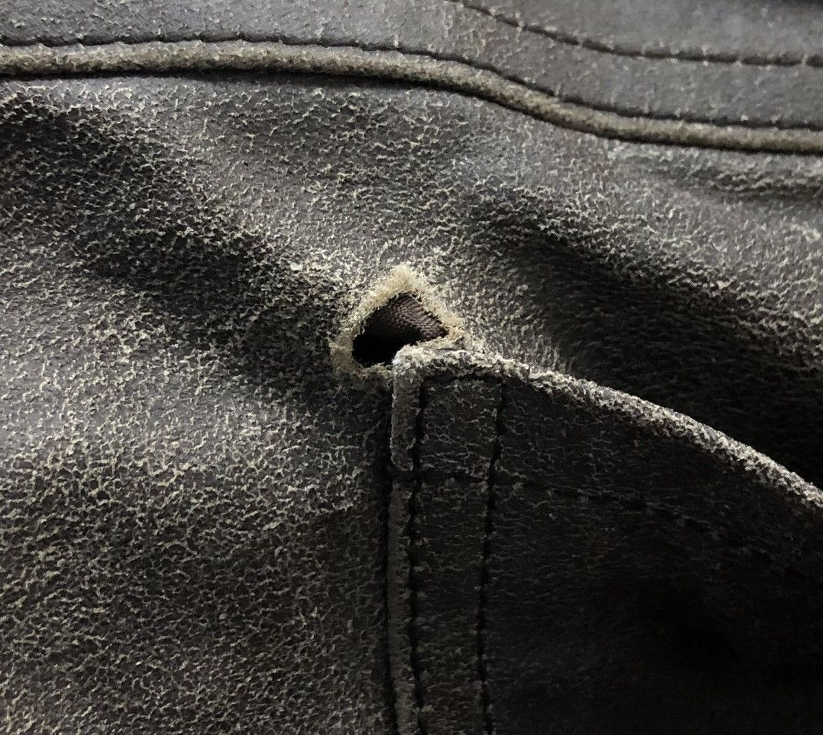 Katharine Hamnett London Vintage Katharine Hamnett London Composition Cow Skin Pants Size US 32 / EU 48 - 13 Thumbnail