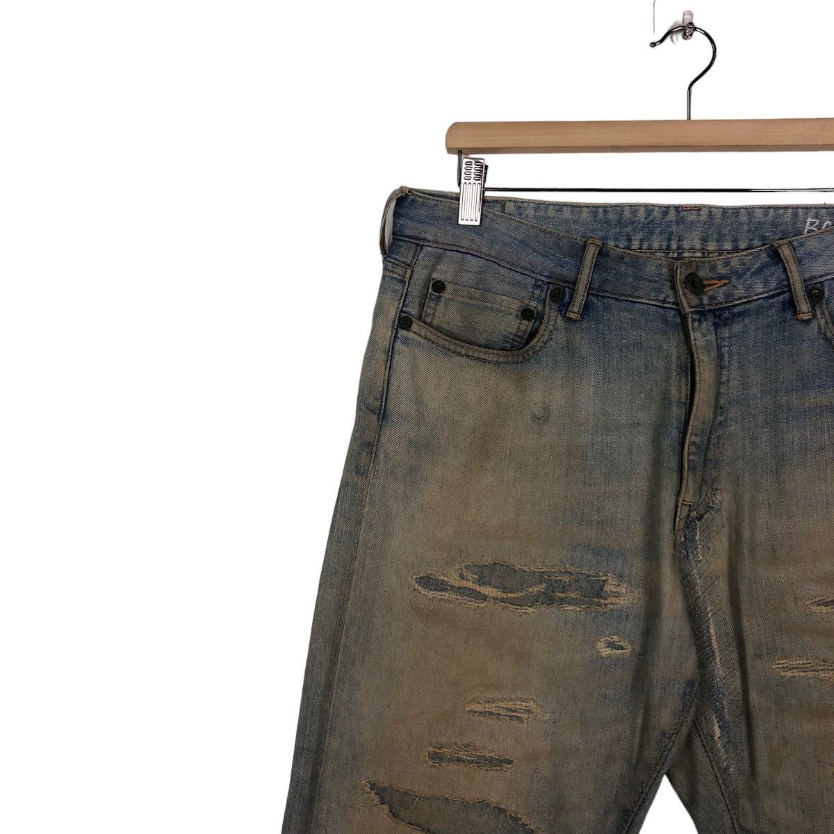 Japanese Brand 🔥VINTAGE DENIM JEANS BEVERLY JAPAN ISSEY MIYAKE Size US 34 / EU 50 - 7 Thumbnail