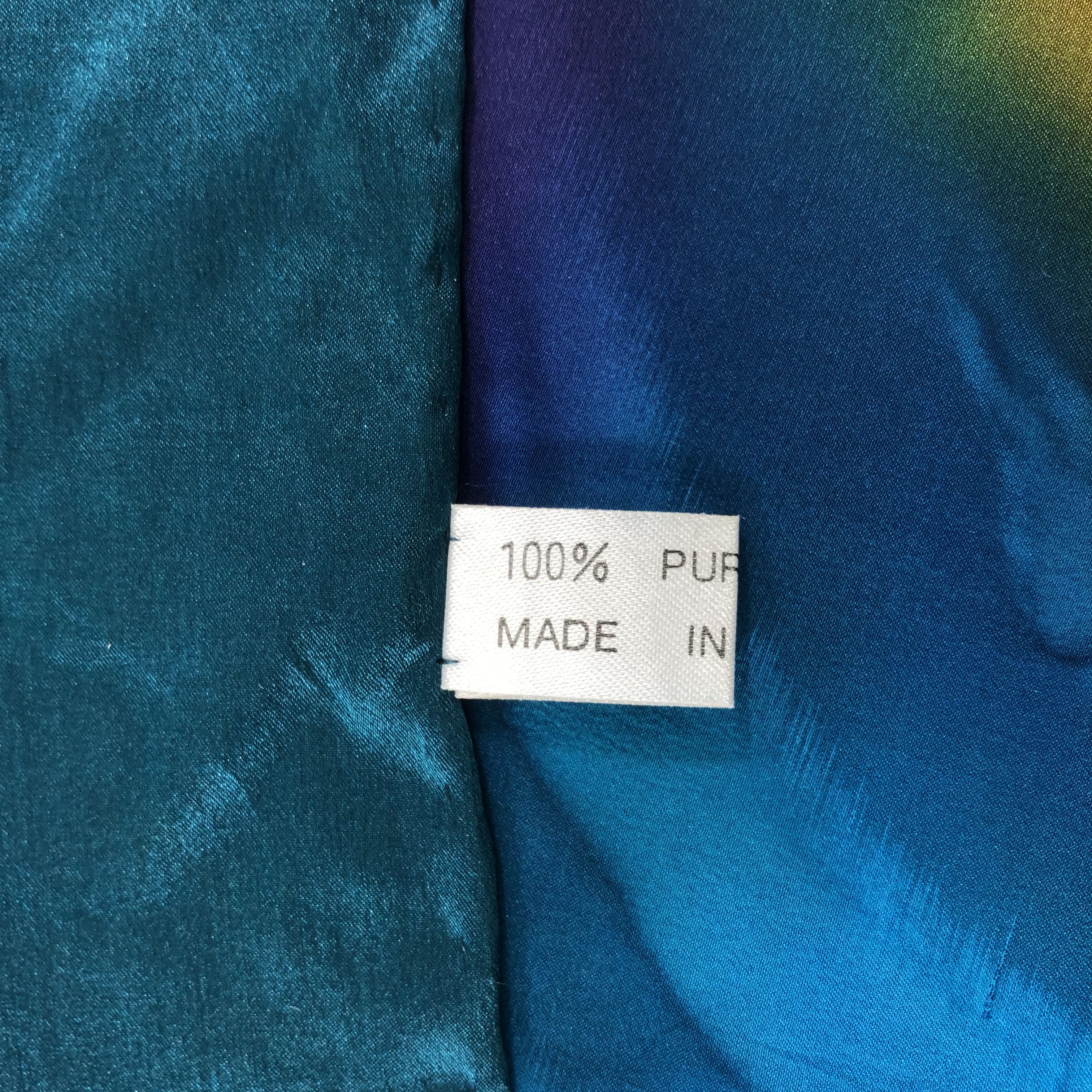 Vintage Vintage Silk Scarf Size ONE SIZE - 6 Thumbnail