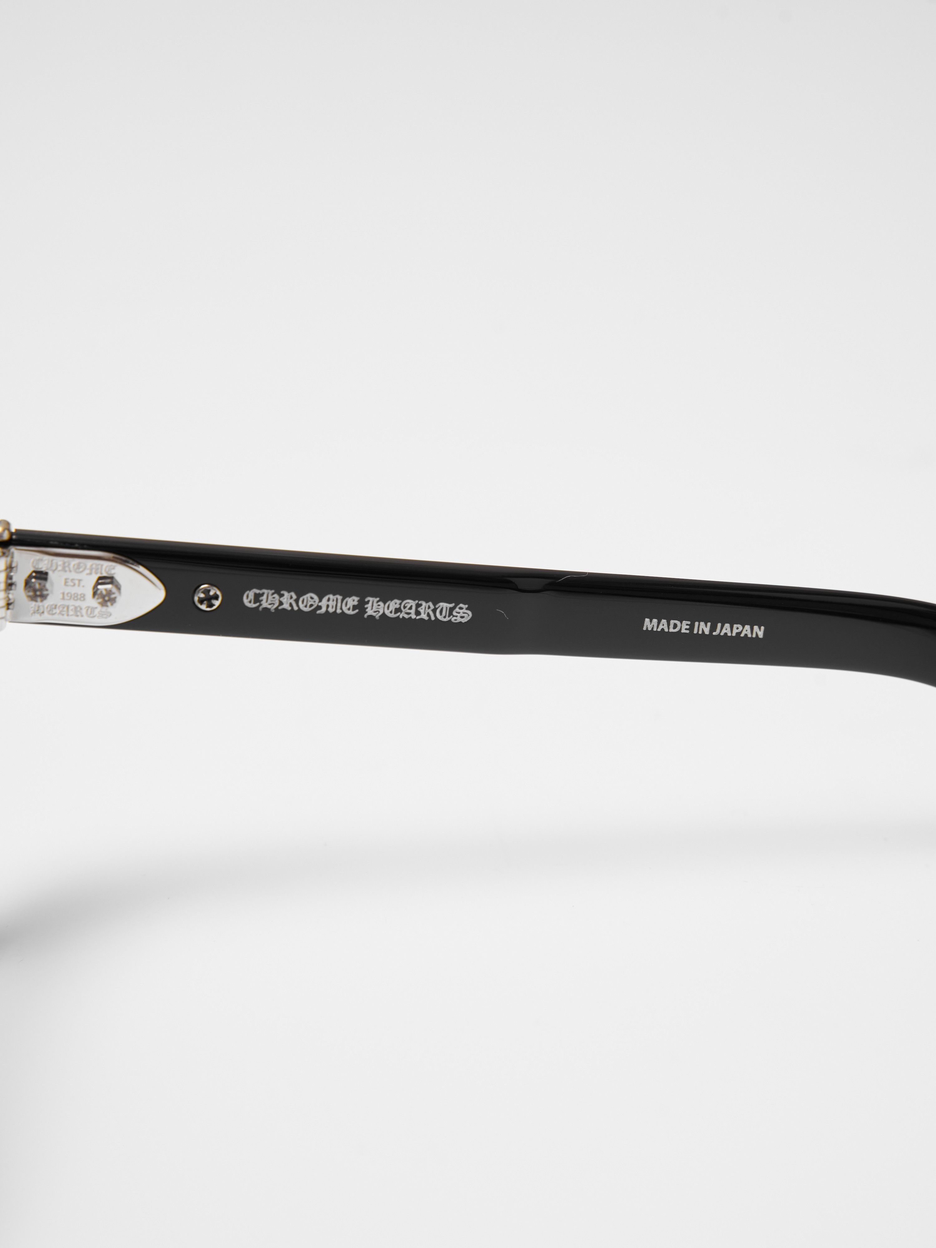 Chrome Hearts CHROME HEARTS DRIPPIN BLACK GLASSES Size ONE SIZE - 10 Thumbnail