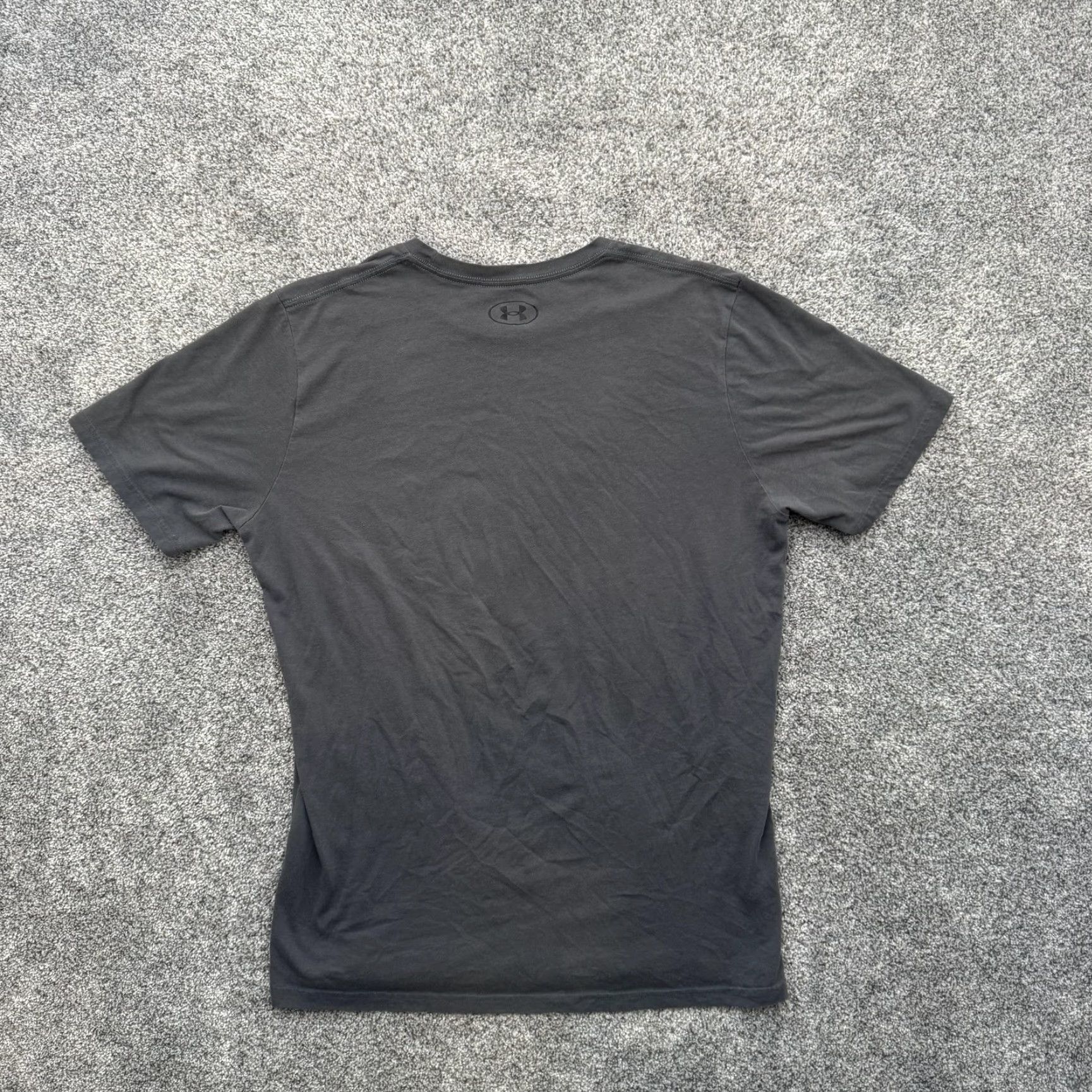 Under Armour Under Armour Shirt Mens L Football Short Sleeve Tee Gray Crew Neck Short Sleeve Performance/Activity: Football Size US L / EU 52-54 / 3 - 7 Thumbnail