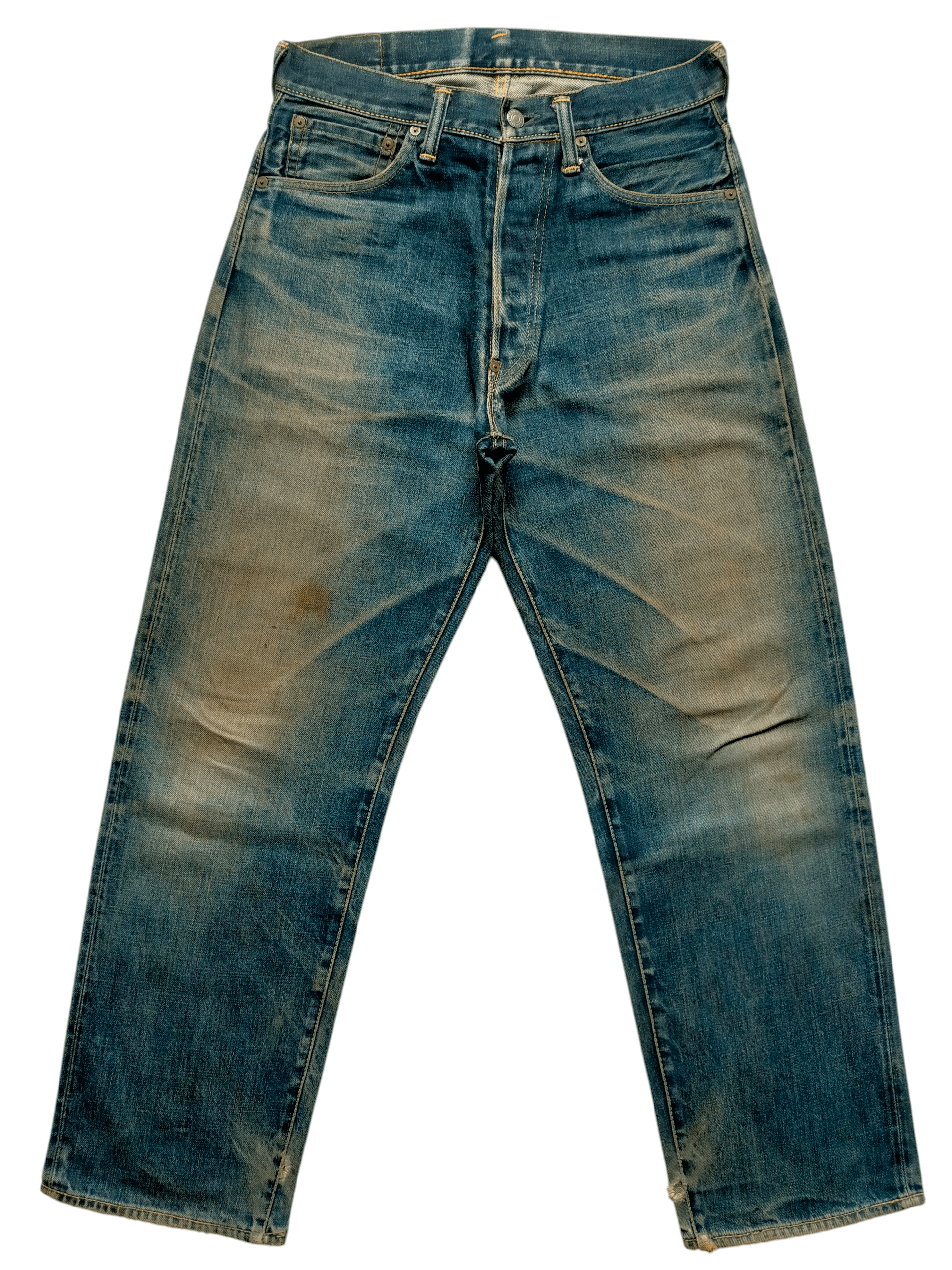 Evisu Vintage Evis Distressed selvedge Denim Size US 30 / EU 46 - 2 Thumbnail