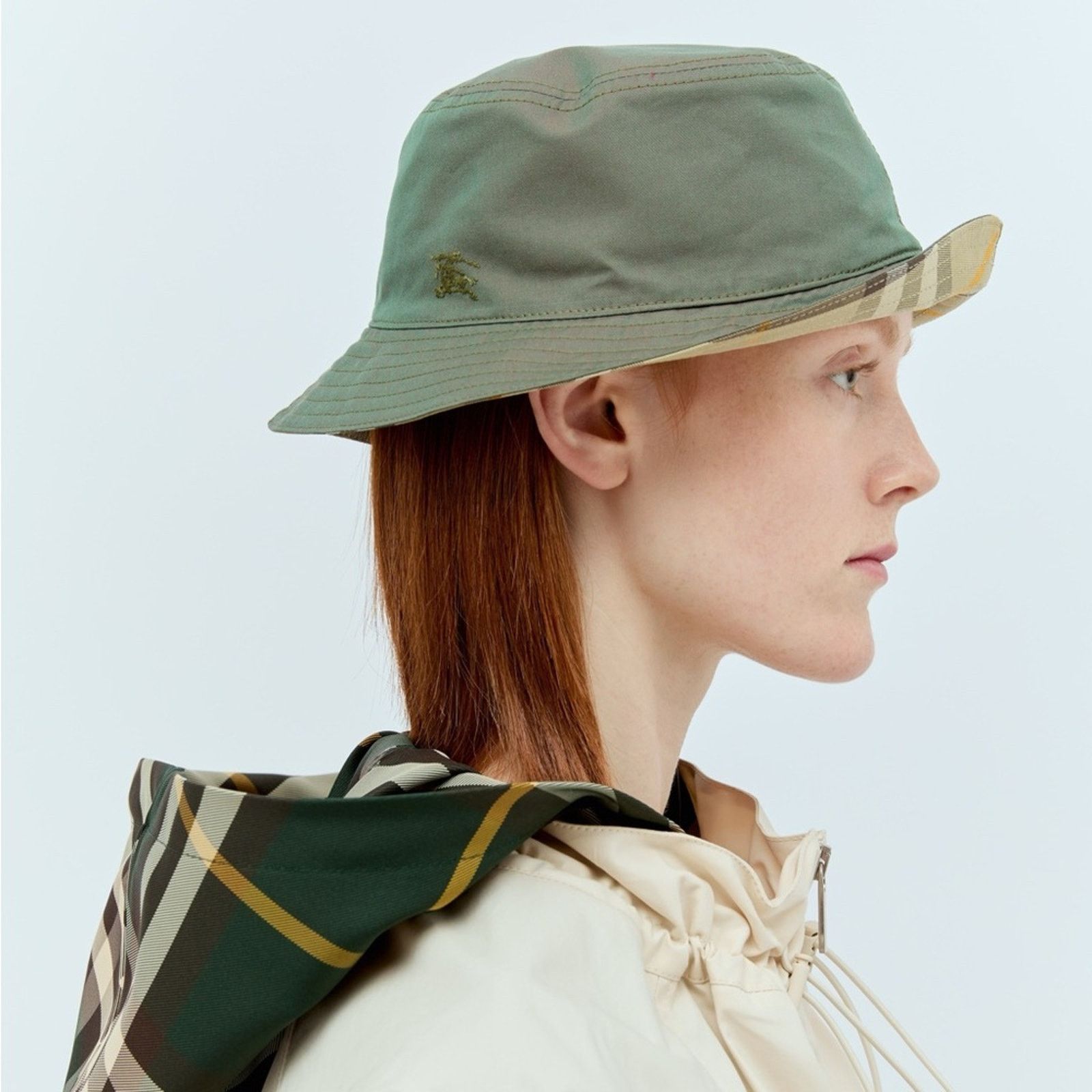 Burberry Burberry Vintage Check reversible bucket hat L Size ONE SIZE - 7 Thumbnail